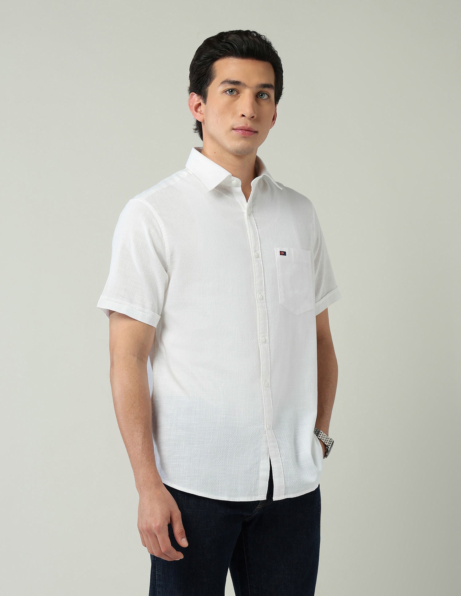 City Chronicles Modern Slim Fit Tartan Checked Shirt