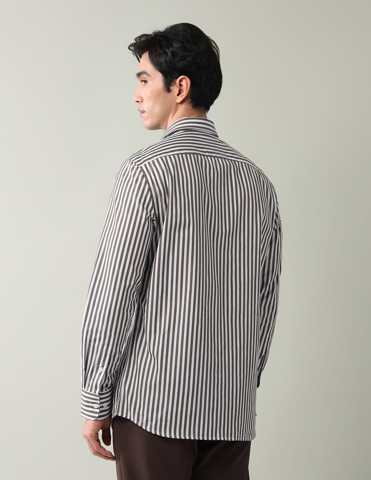 Power Pulse Vertical Striped Regular Fit Shirt