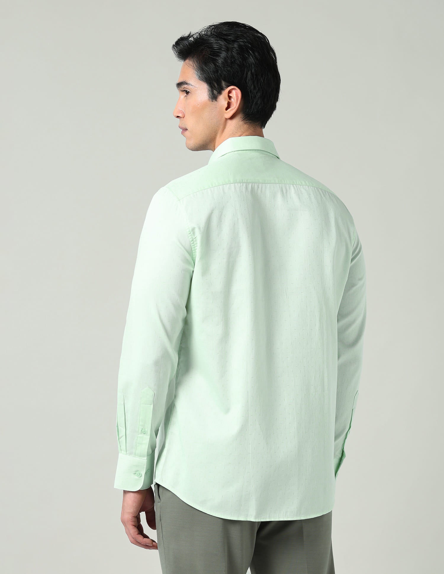 Power Pulse Solid Dobby Regular Fit Shirt
