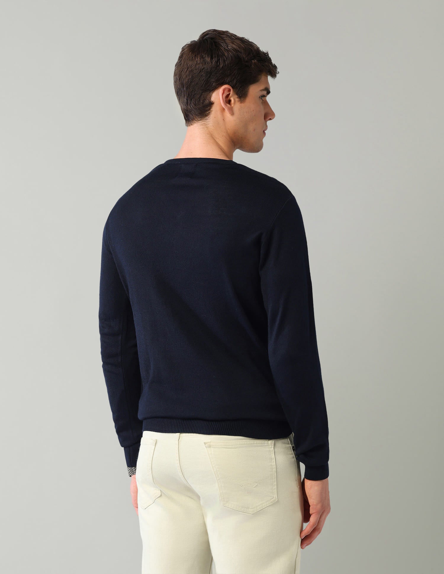 Solid Mens Sweater