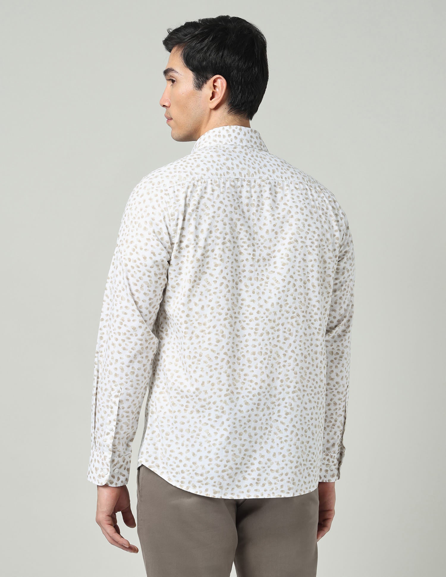 Abstract Art-Inspired Printed Shirt