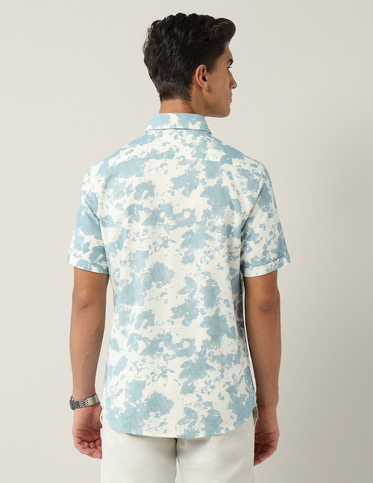 Abstract art Modern Slim Fit Tie & Dye Shirt