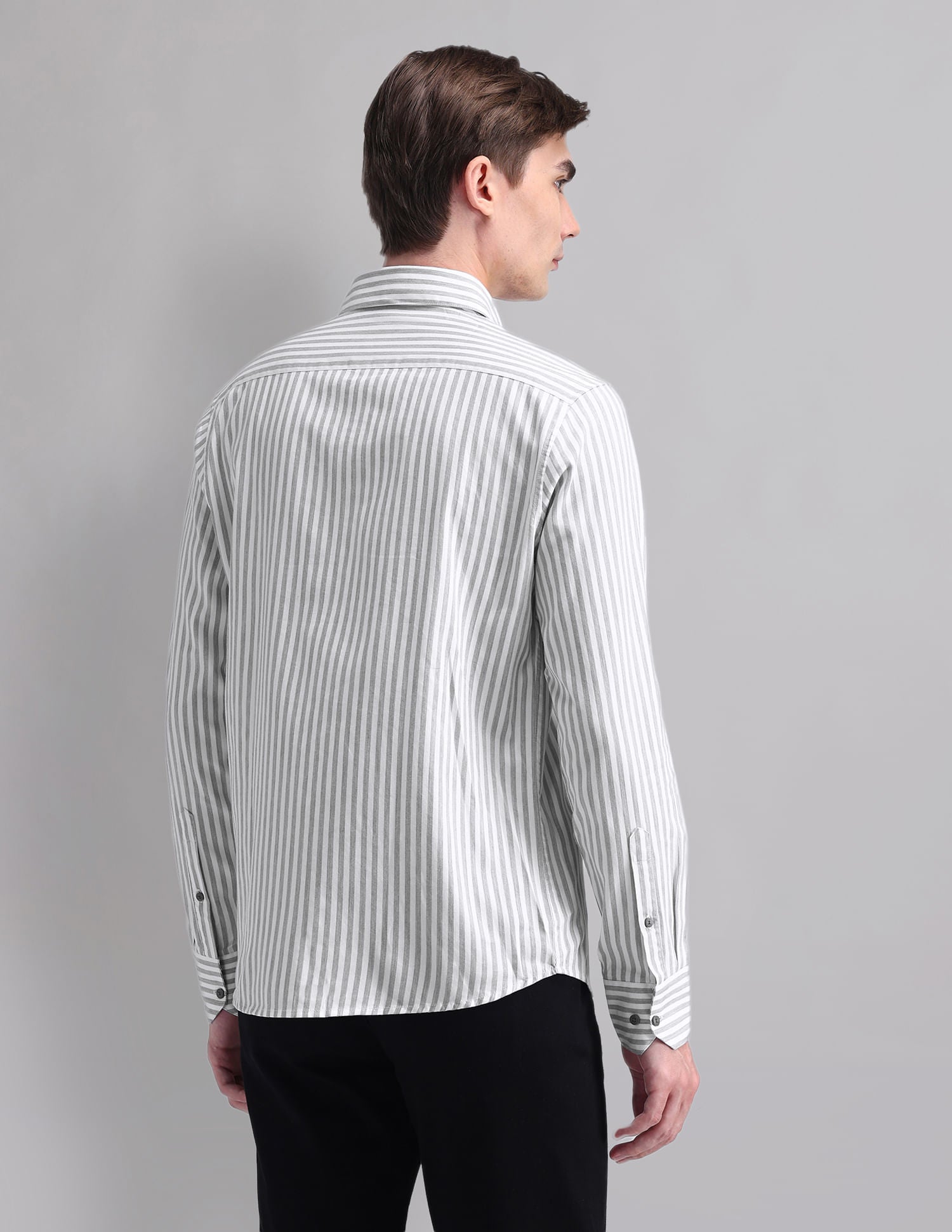 Stylish Modern Slim Fit Striped Shirt