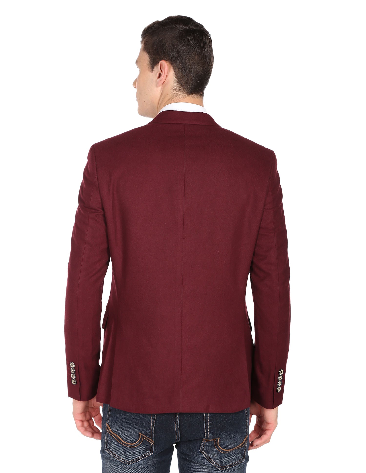 Modern Luxe Solid Twill Convertible Collar Blazer