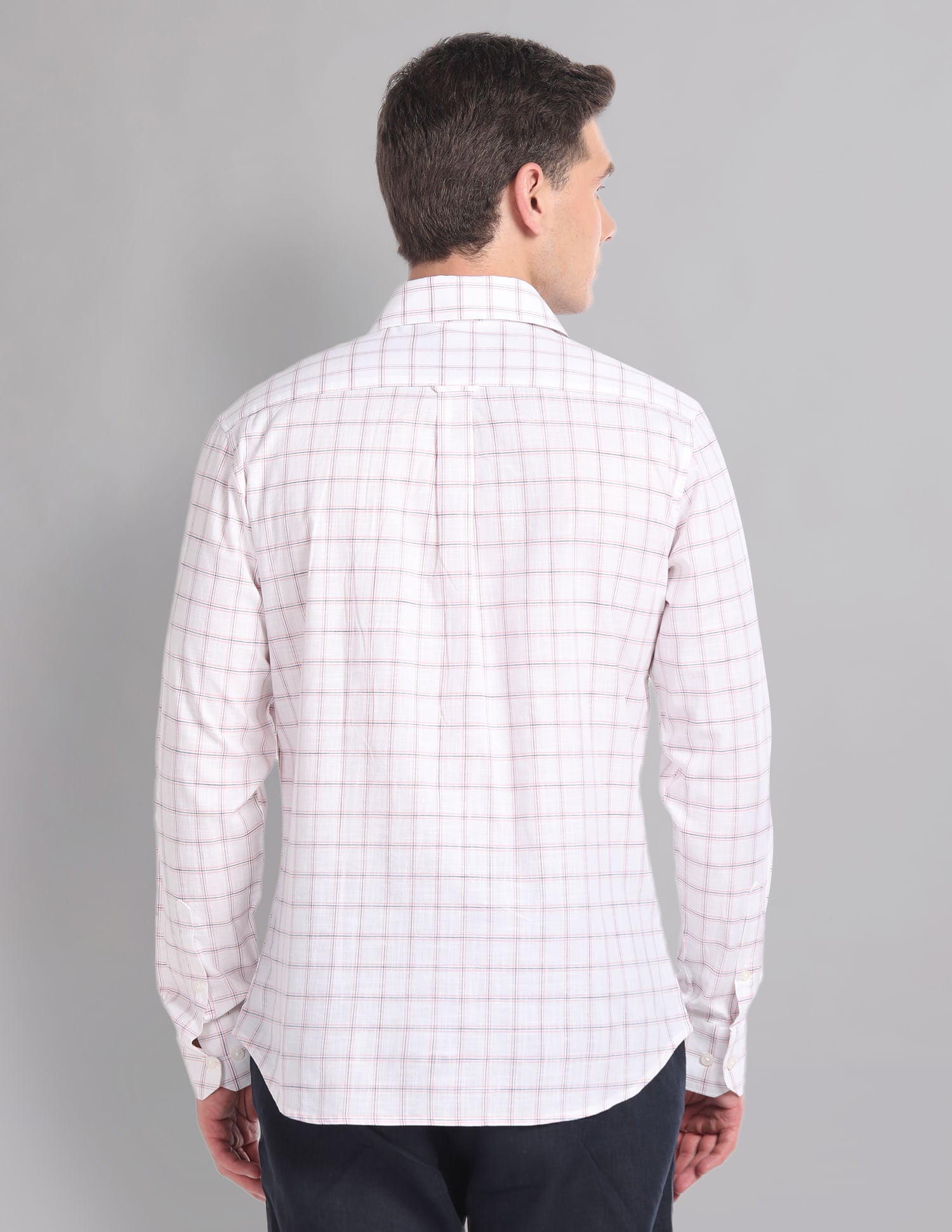 Modern-Edged Tartan Check Cotton Summer Shirt