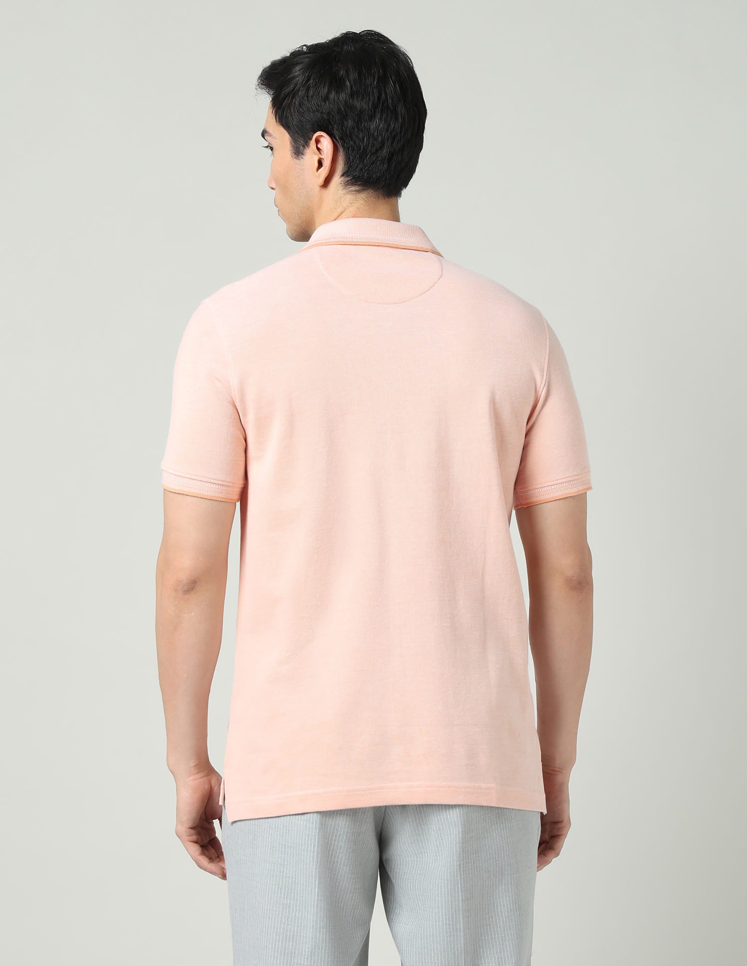 Regular Solid Slim Fit Polo Shirt