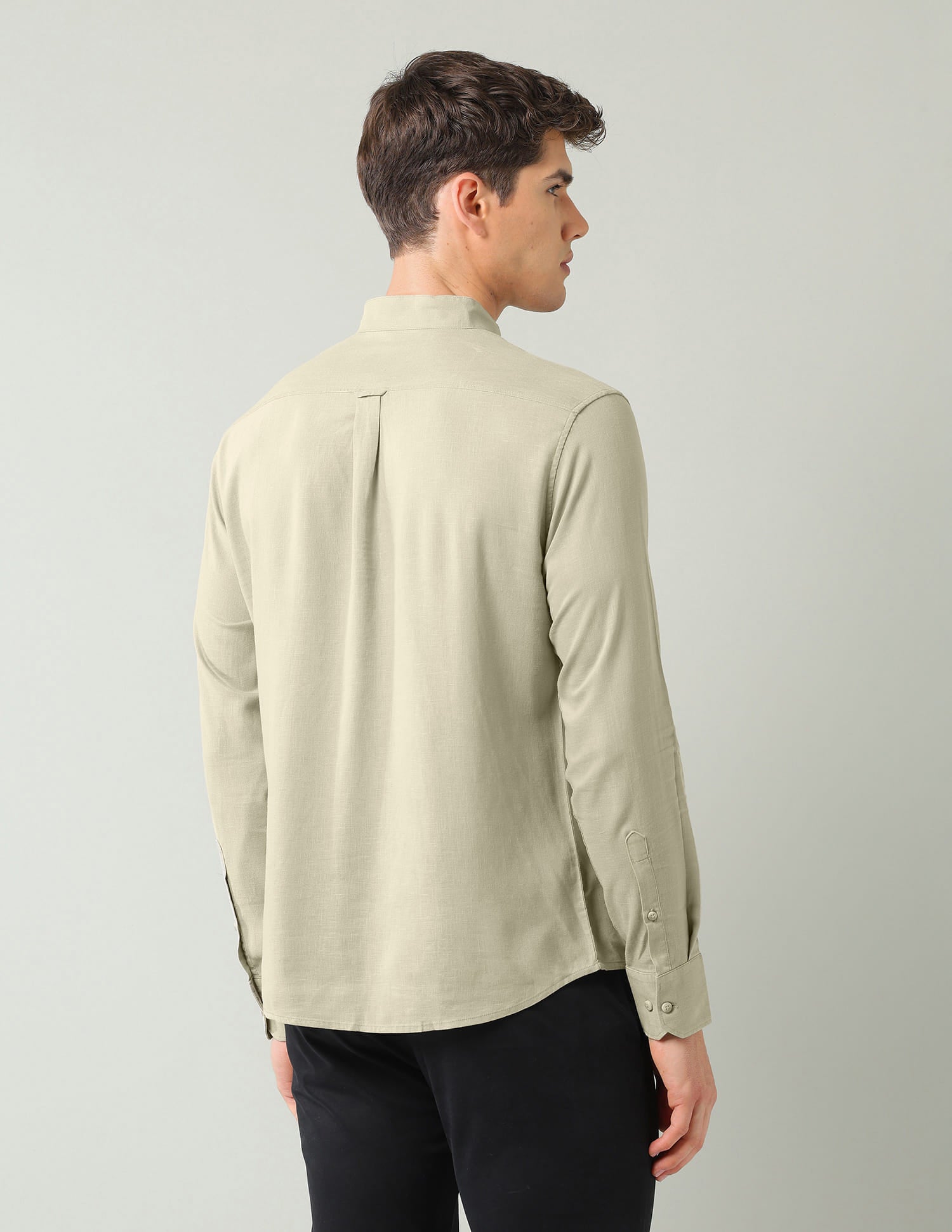 Solid Slim Fit Shirt 2