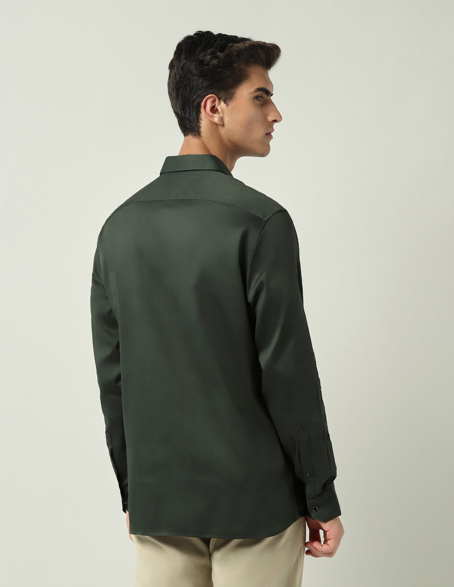 Solid Slim Fit Shirt