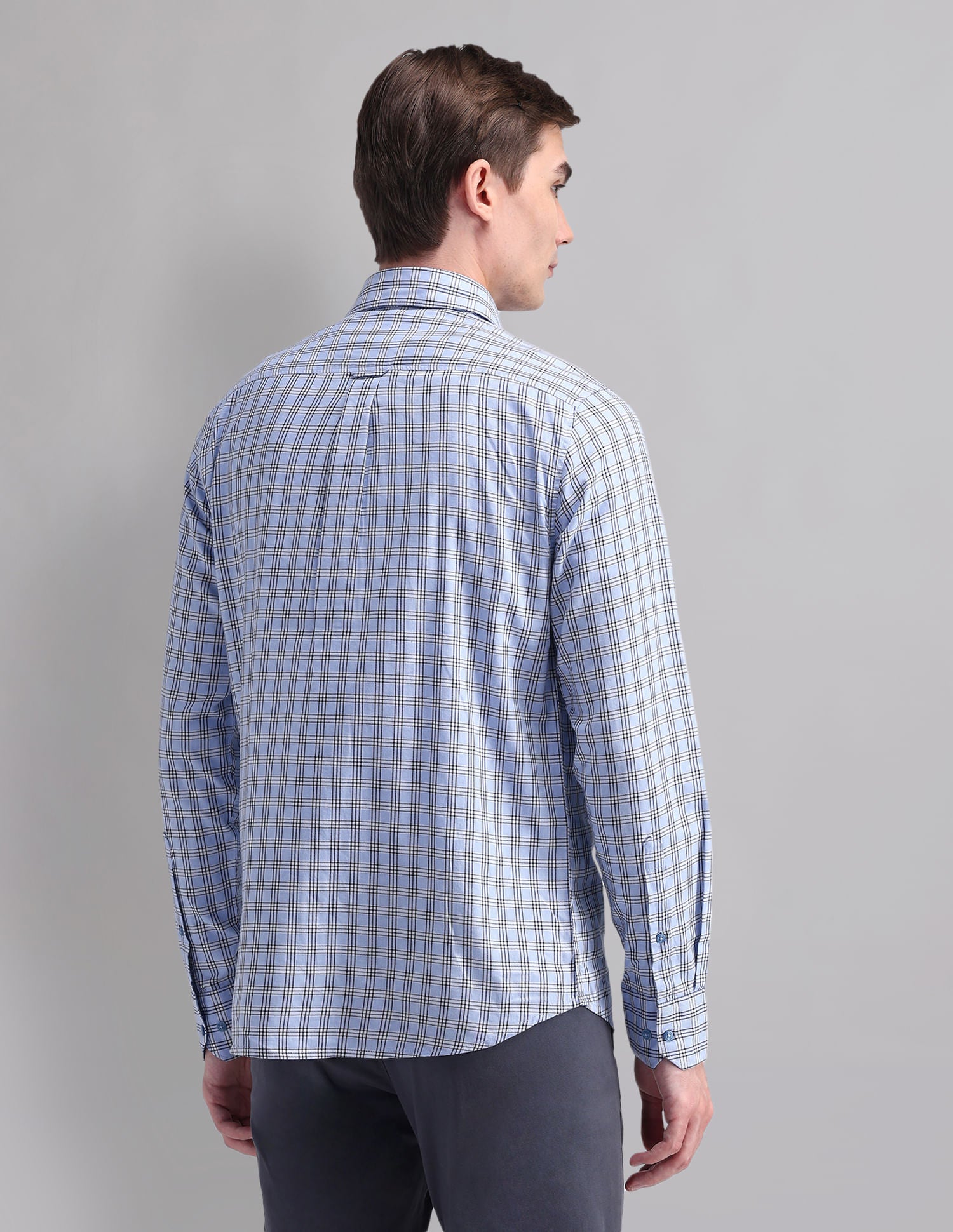 Modern Slim Fit Checked Shirt