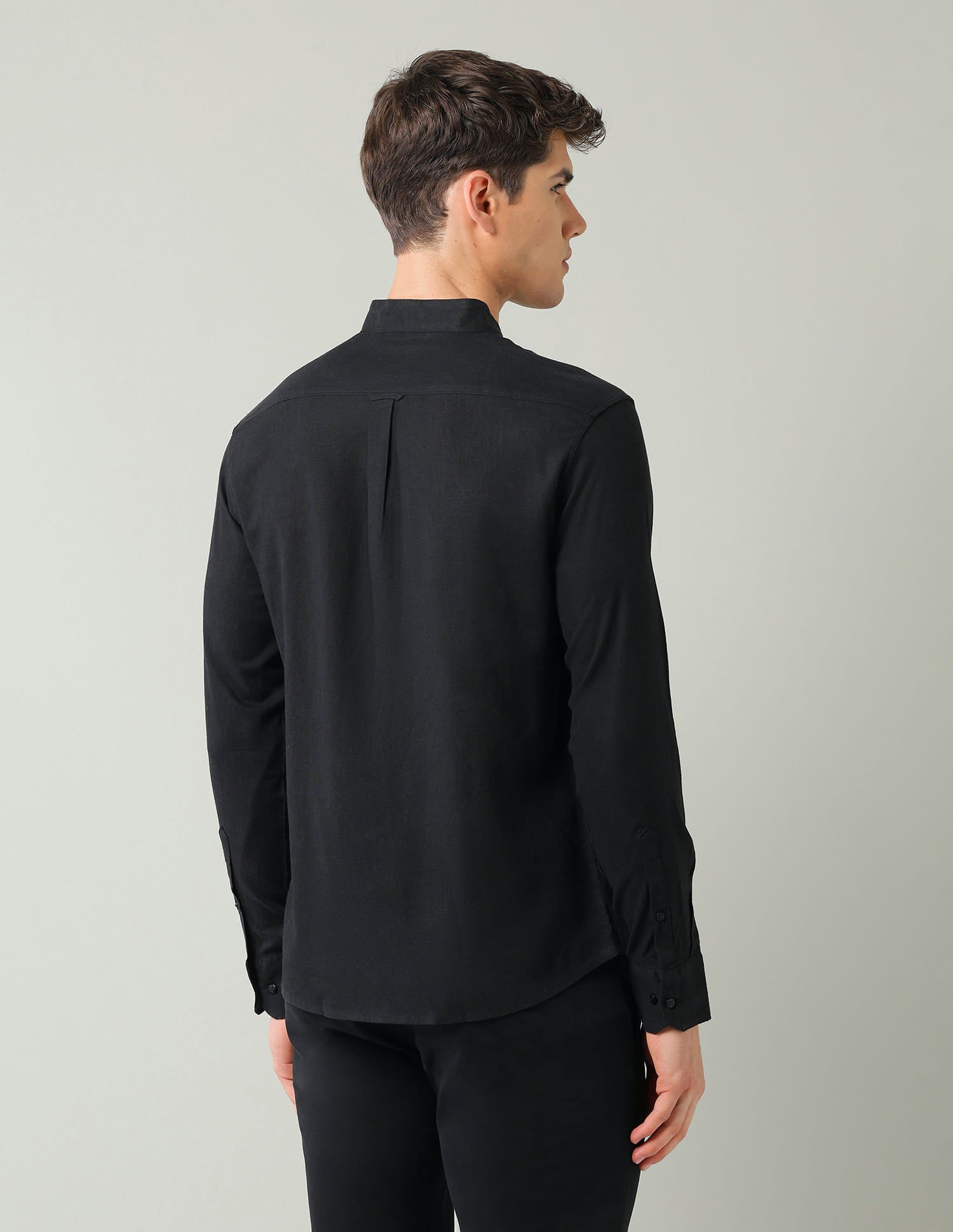 Solid Slim Fit Shirt 2
