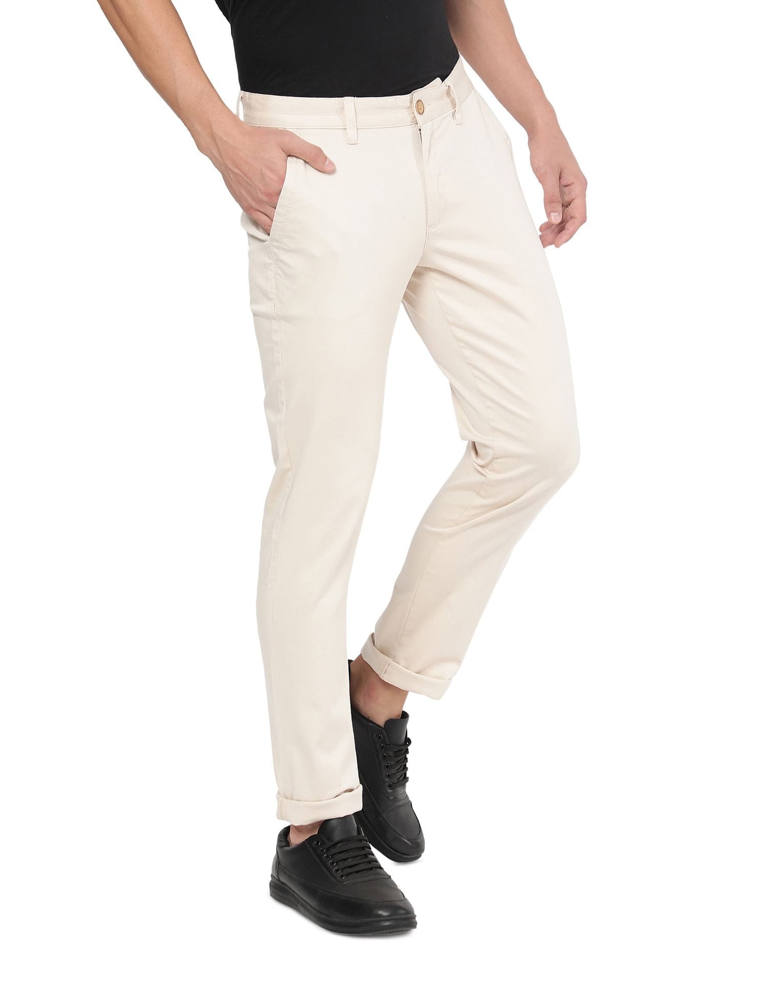 Modern Slim Fit Mid Rise Chinos