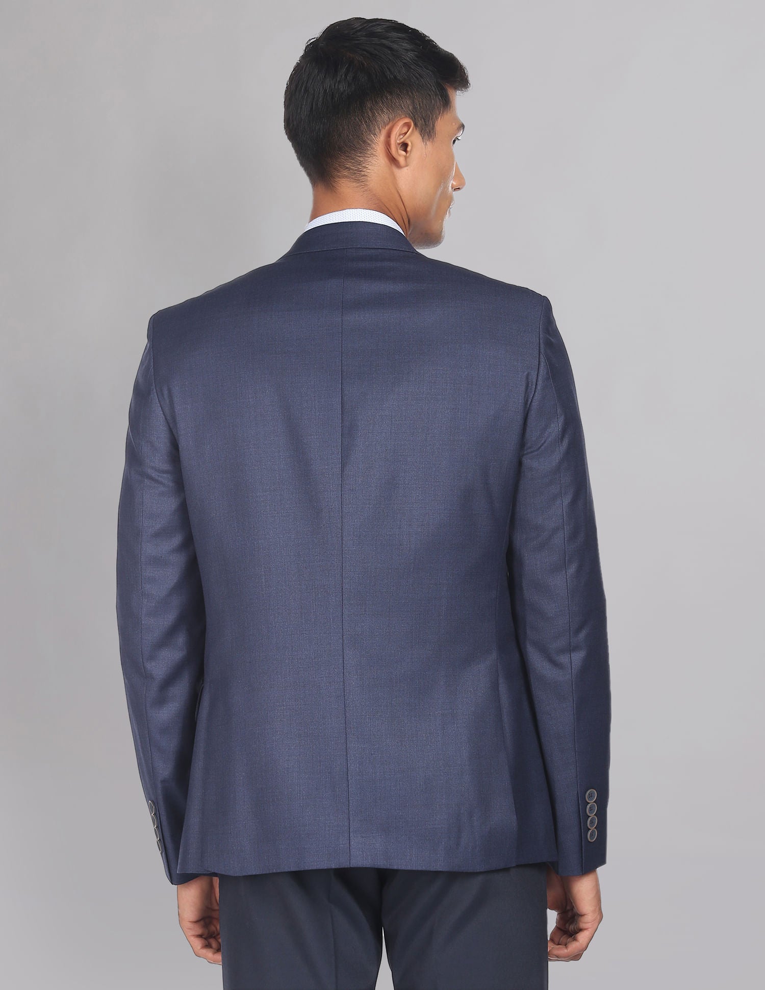 Classic Regular Fit Solid Twill Blazer