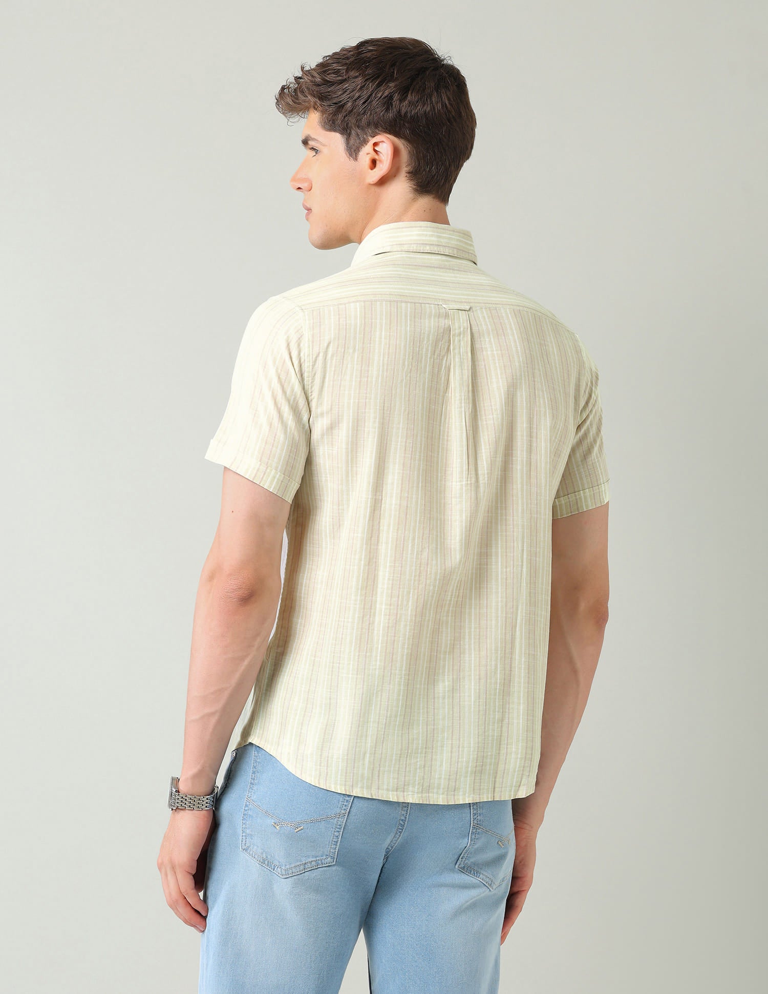Vertical Striped Regular Fit Shirt 6