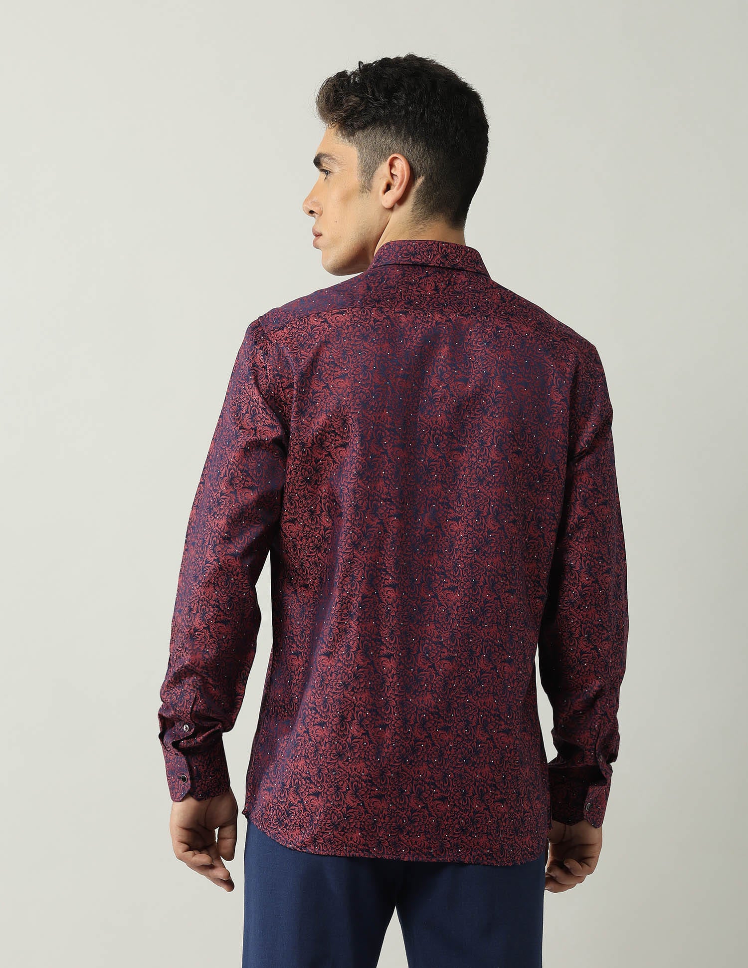 Slim Fit Jaquard Shirt