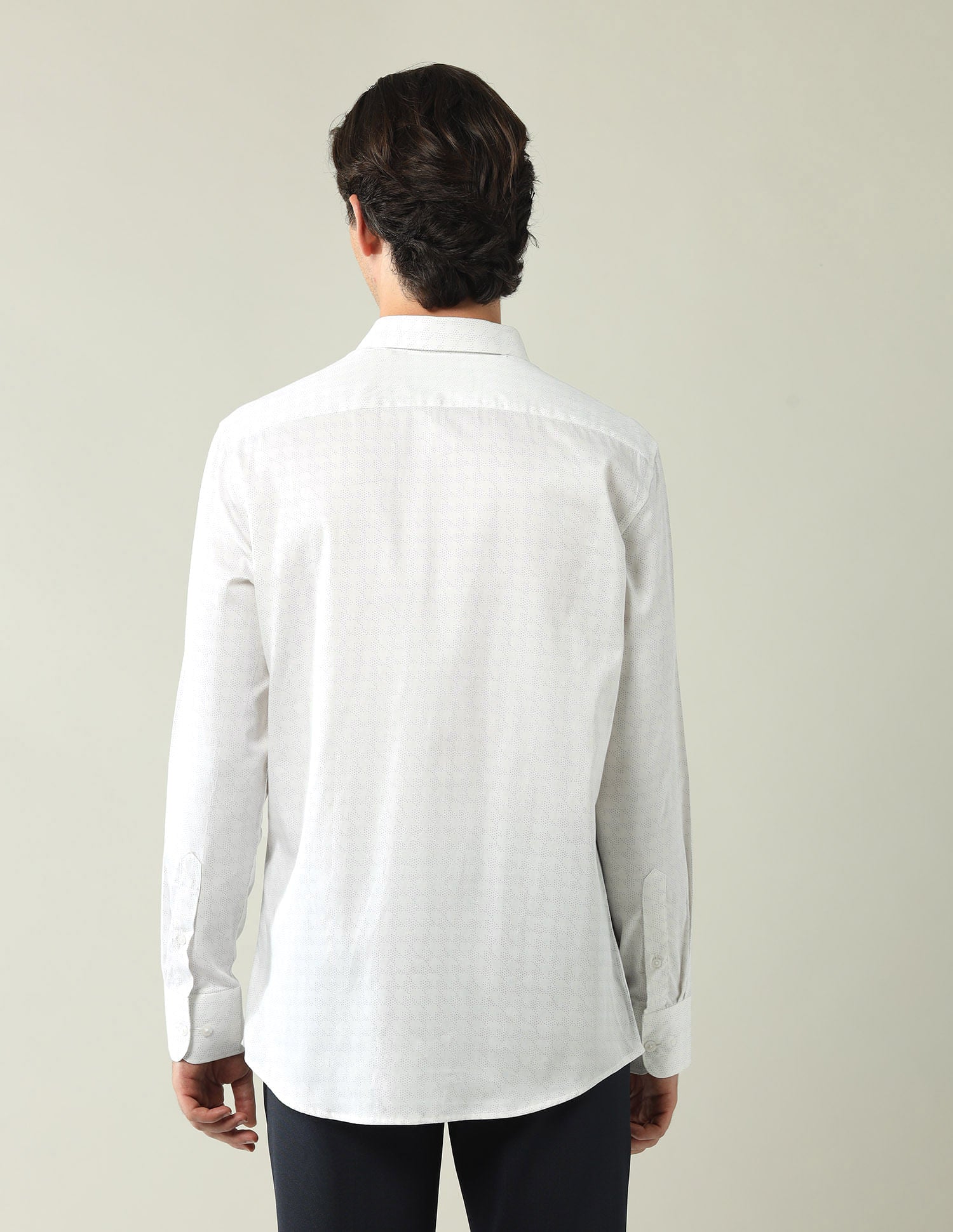Wardrobe-Coded Regular Fit Vertical Striped Shirt