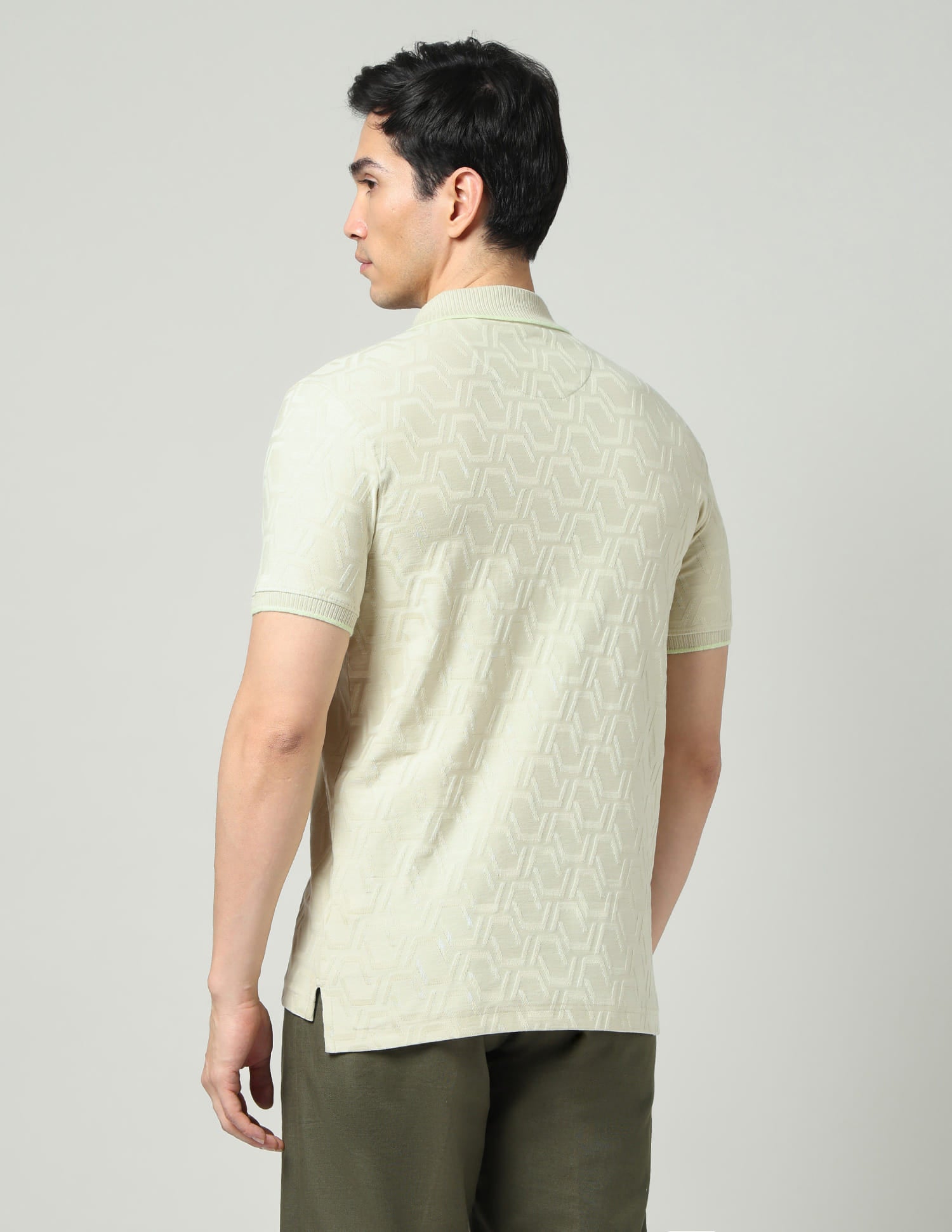 City Drift Textured Slim Fit Polo Shirt