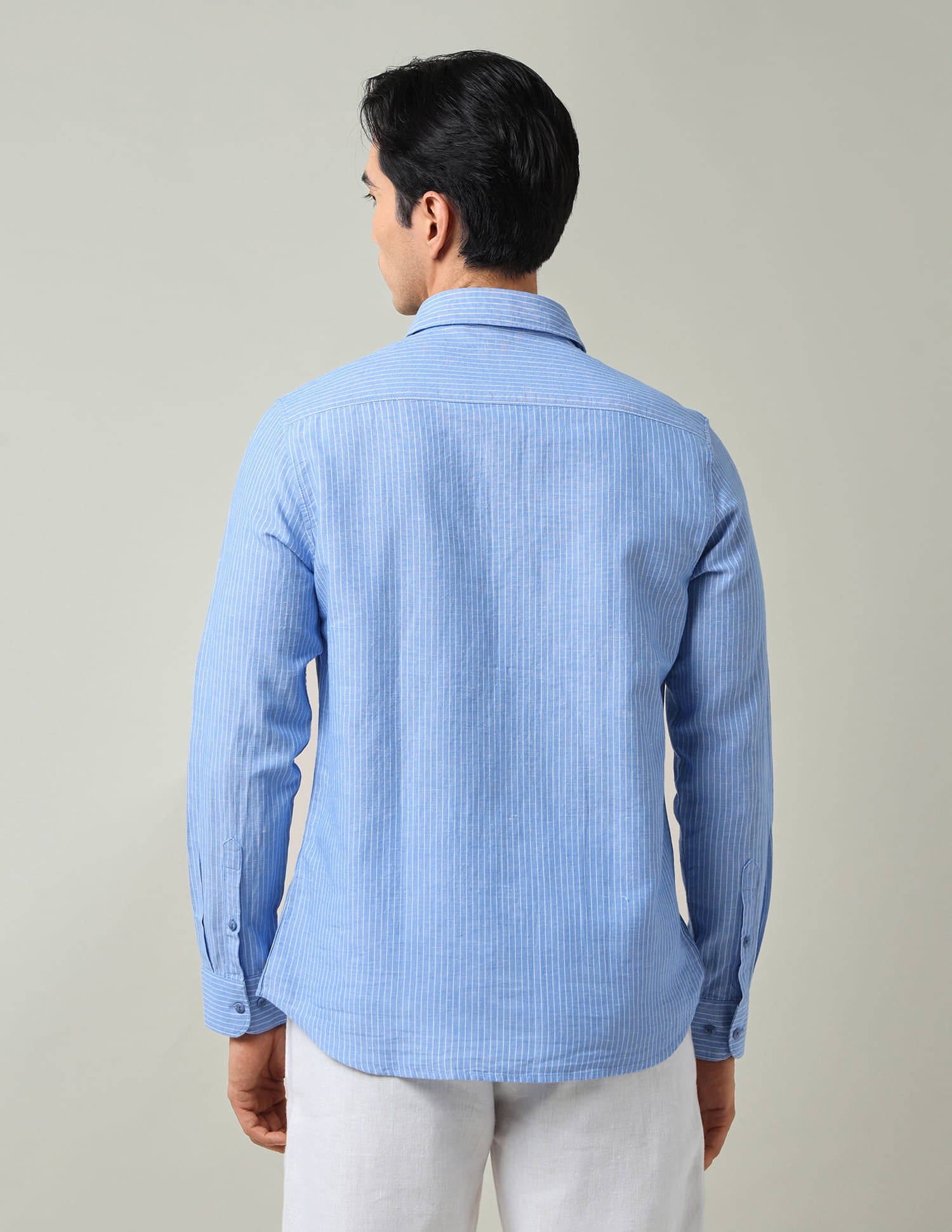 Vertical Striped Slim Fit Shirt