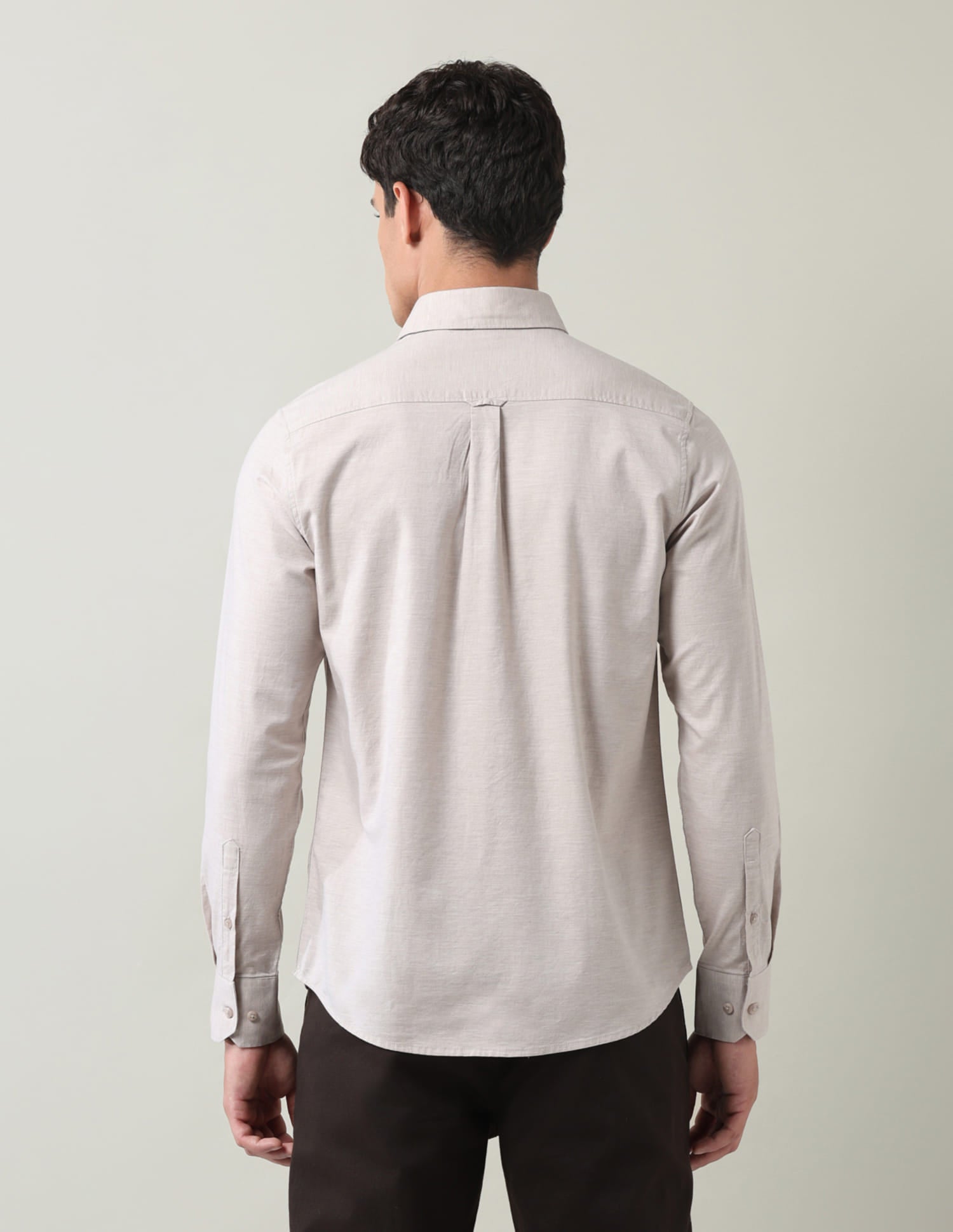 Solid Slim Fit Twill Shirt