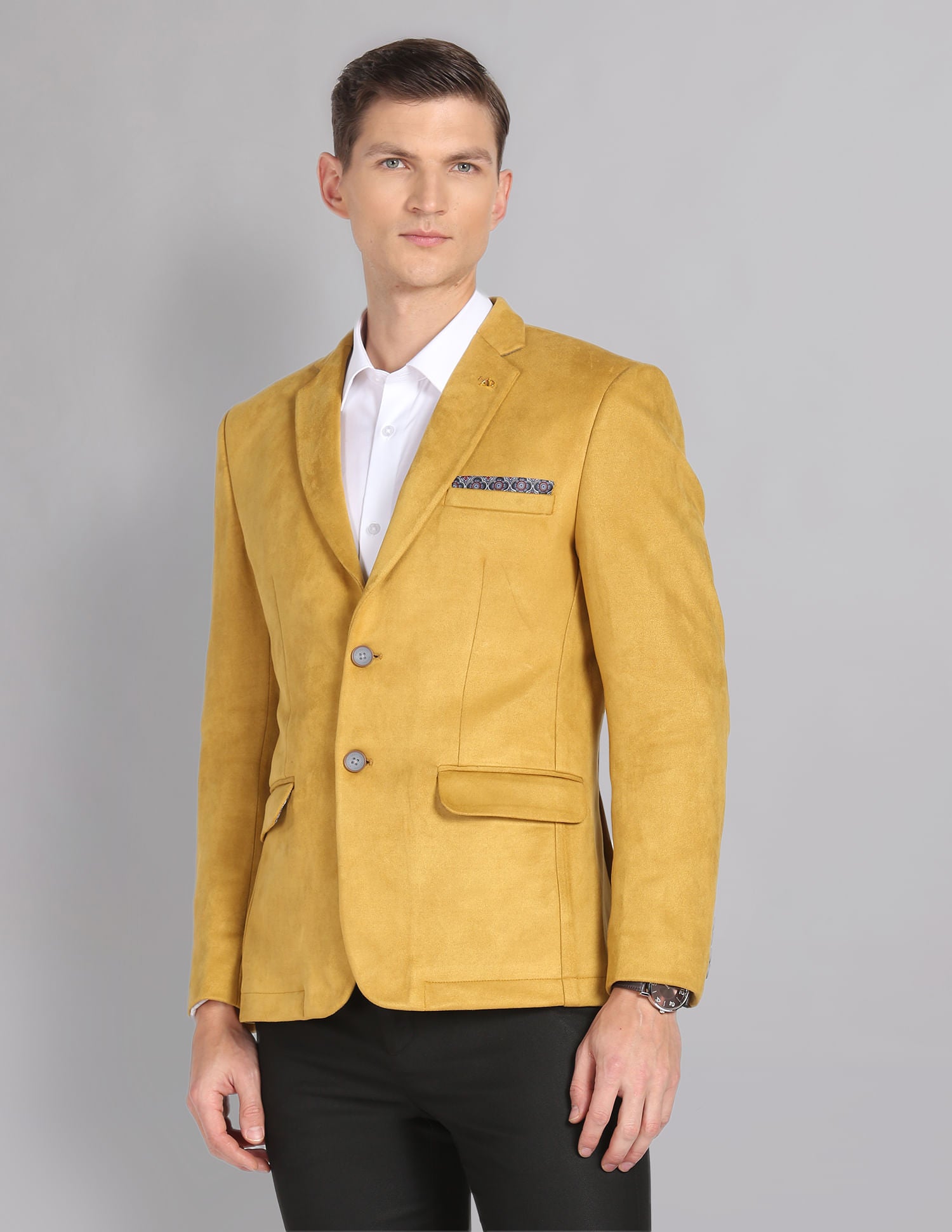 Style Vault Solid Performix Knit Blazer
