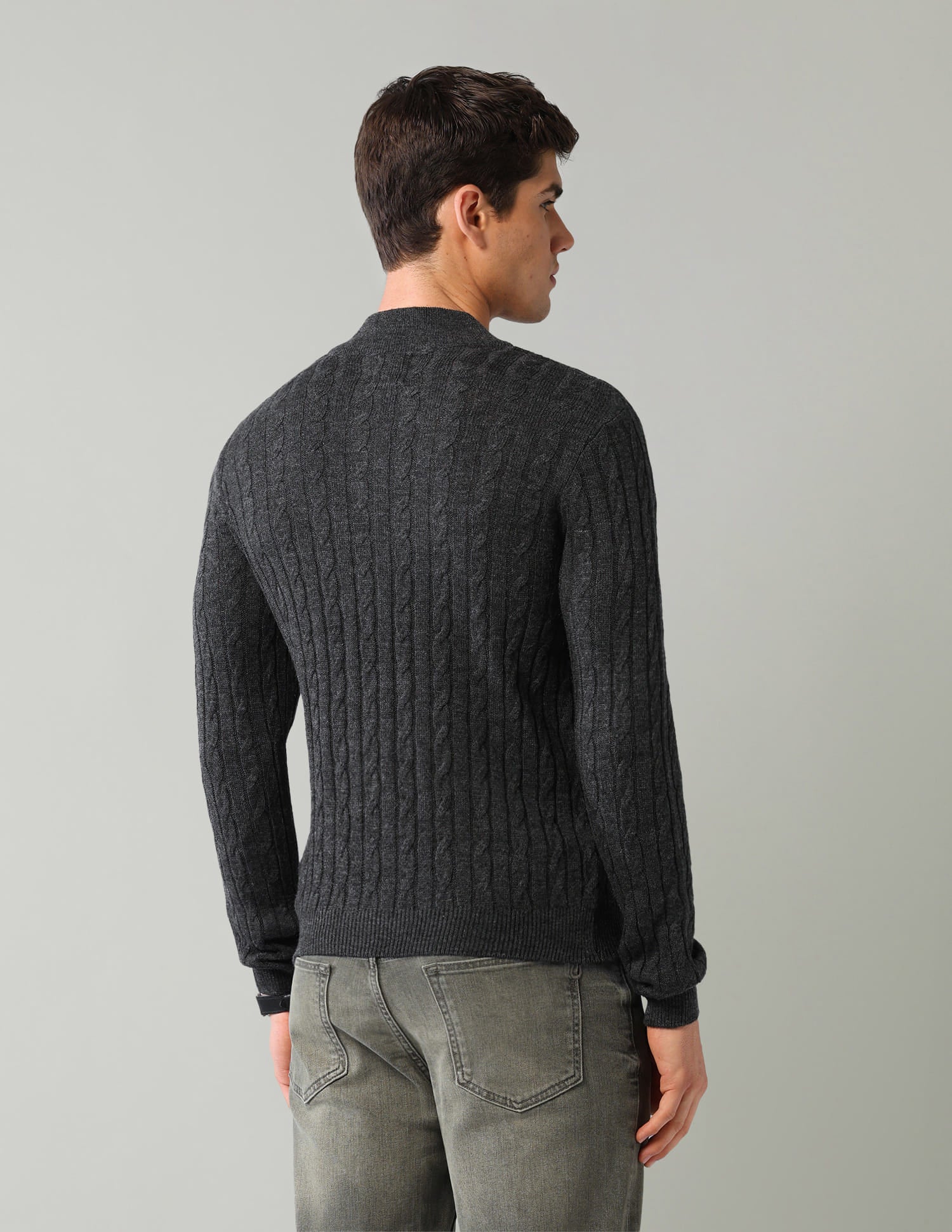 Textured Mens Sweater