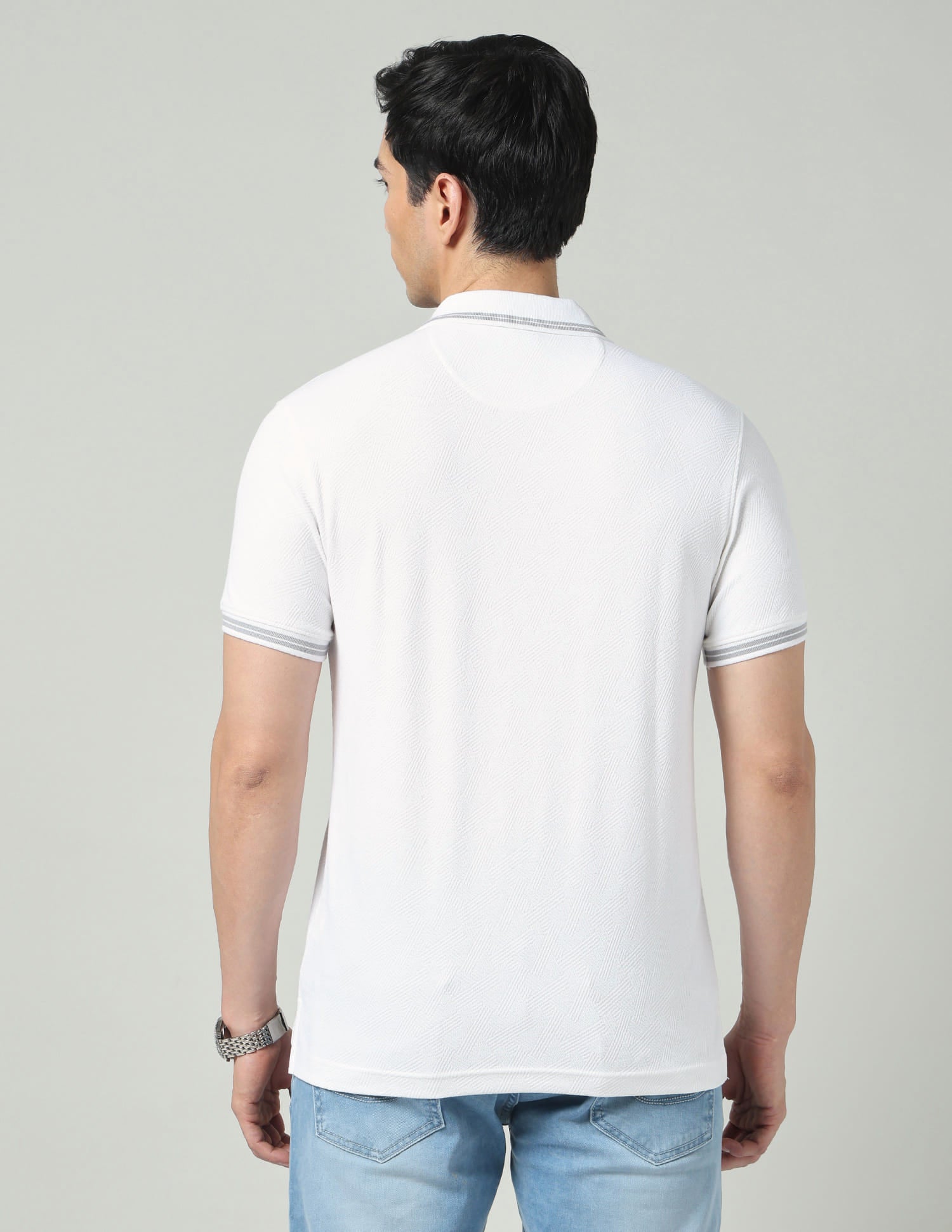 City Drift Textured Slim Fit Polo Shirt