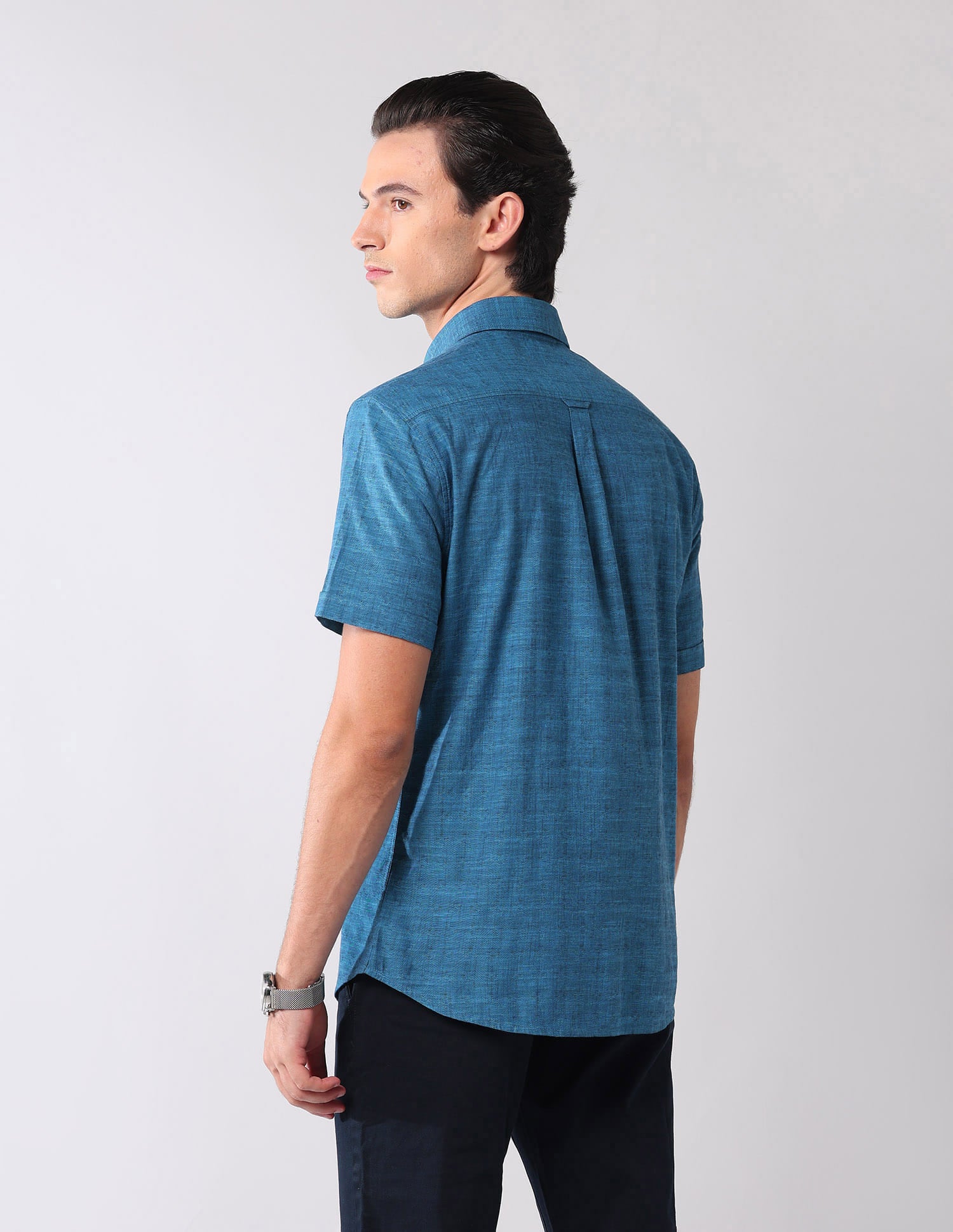 City Chronicles Modern Slim Fit Tartan Checked Shirt