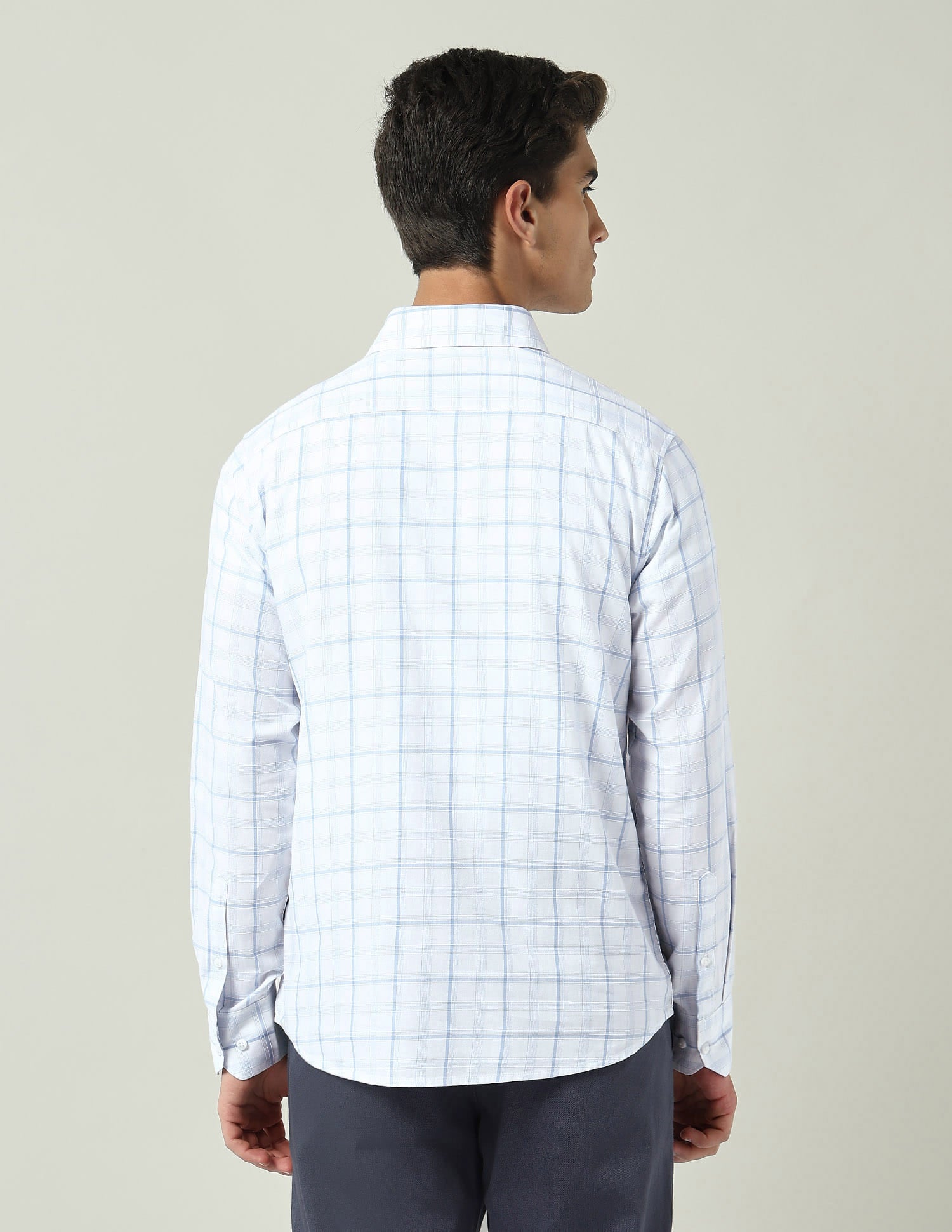 City Chronicles Modern Slim Fit Tartan Checked Shirt