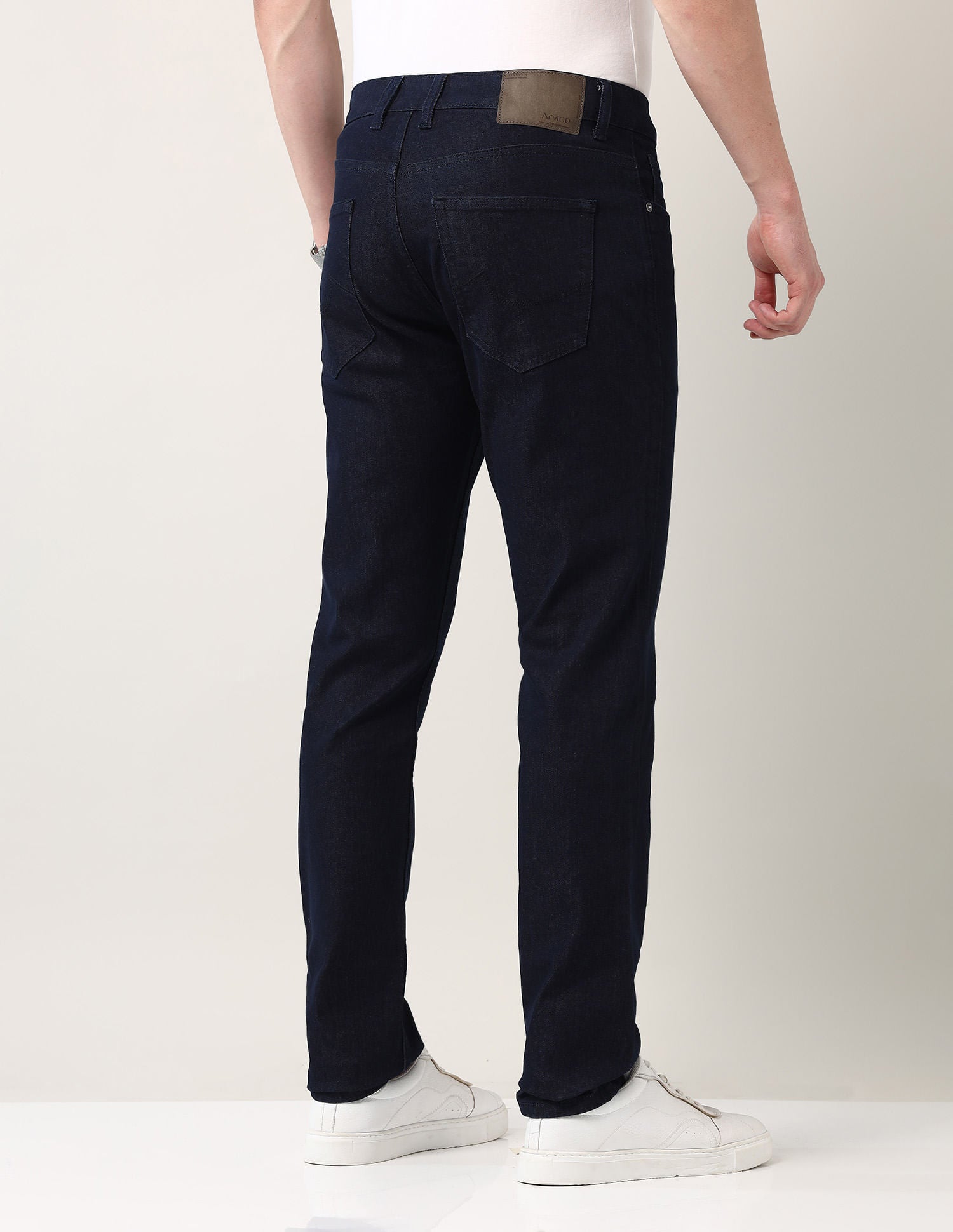 Easy-on slim Fit Mid Rise Jeans