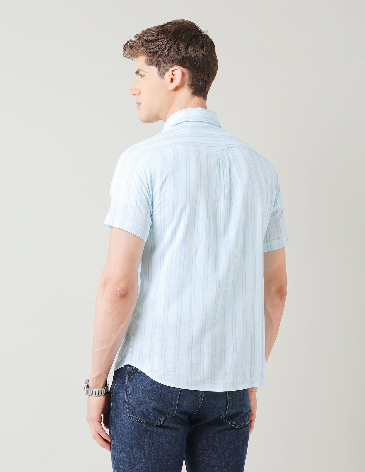 Vertical Striped Regular Fit Shirt 6