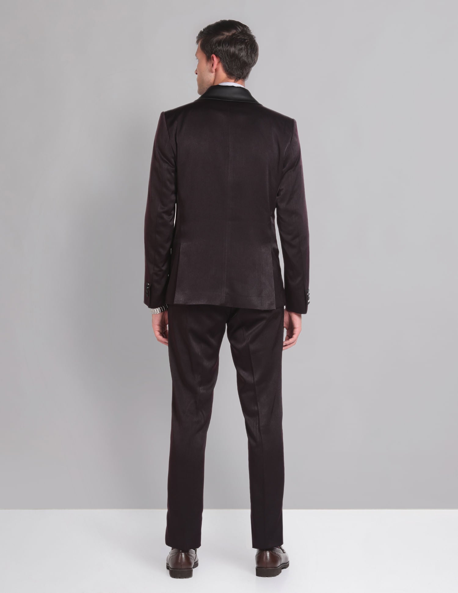 Style Vault Solid Two Piece Suit