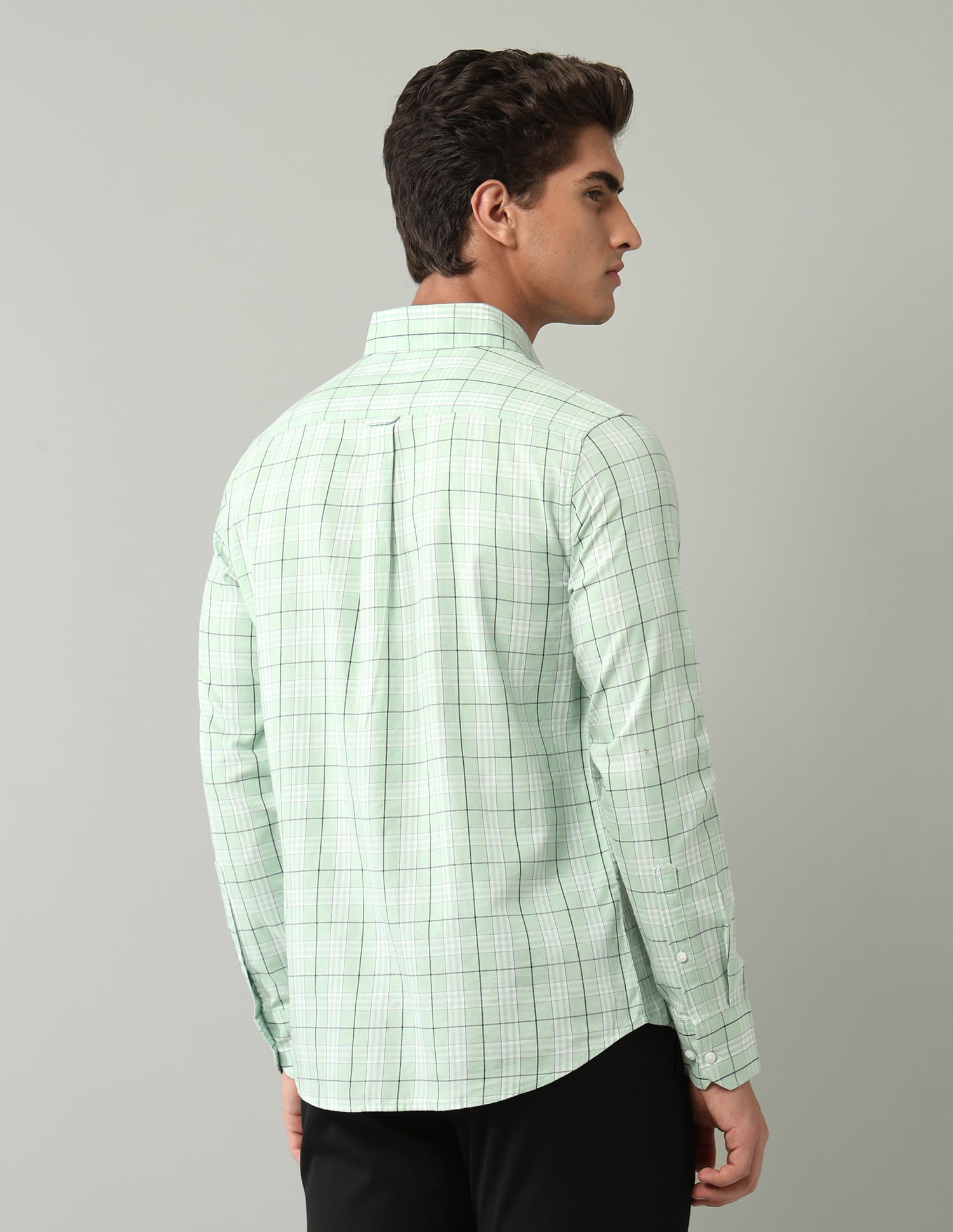 Plaid Checked Modern Slim Fit Shirt