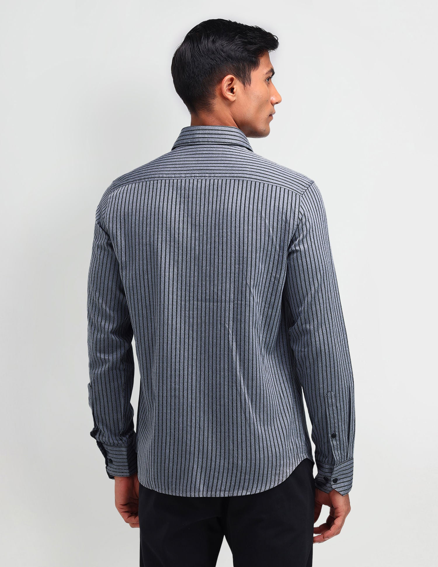 Office Icon Slim Fit Vertical Stripe Shirt