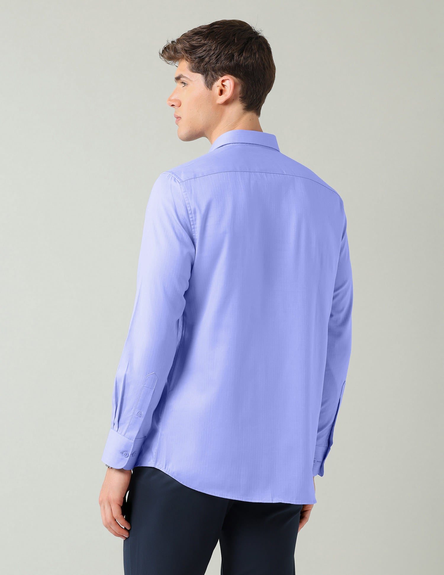 Solid Twill Weave Regular Fit Shirt