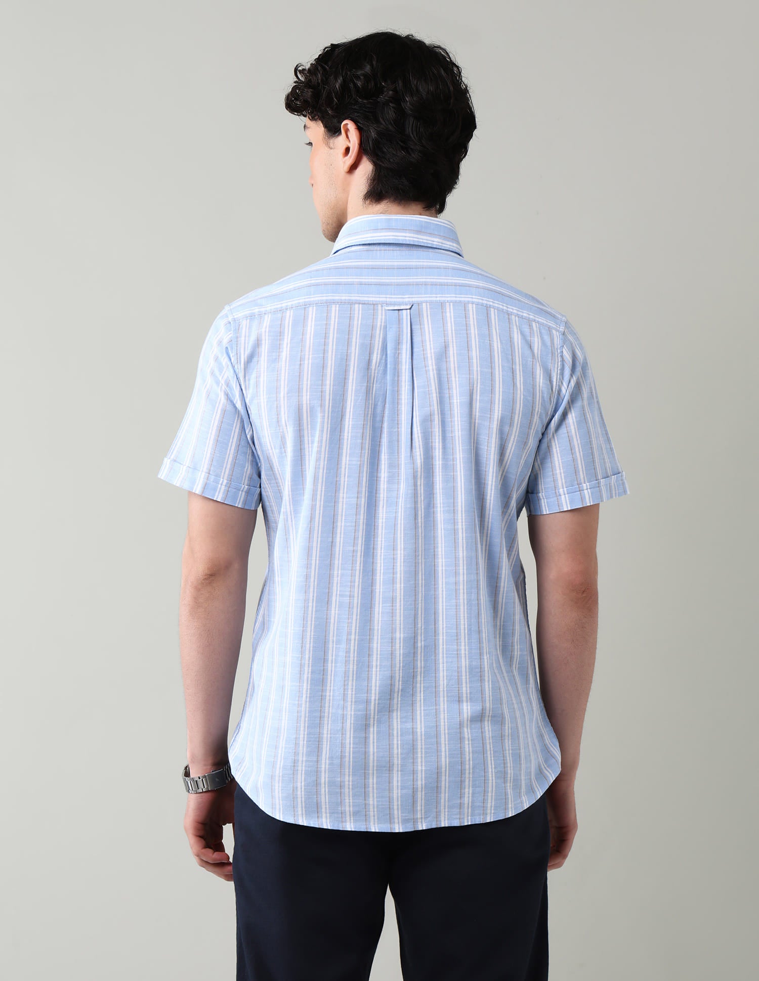 Vertical Striped Regular Fit Shirt