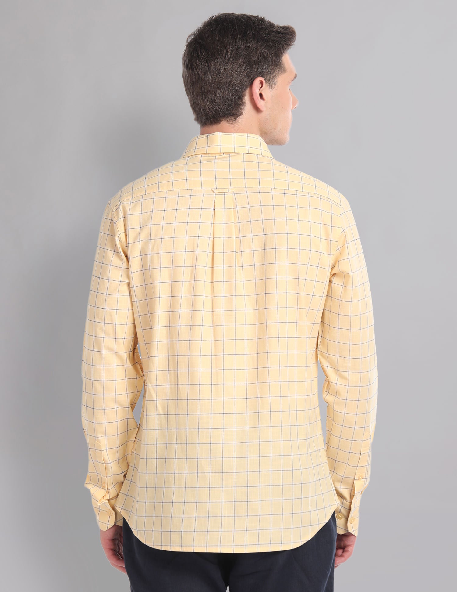 Modern-Edged Tartan Check Cotton Summer Shirt