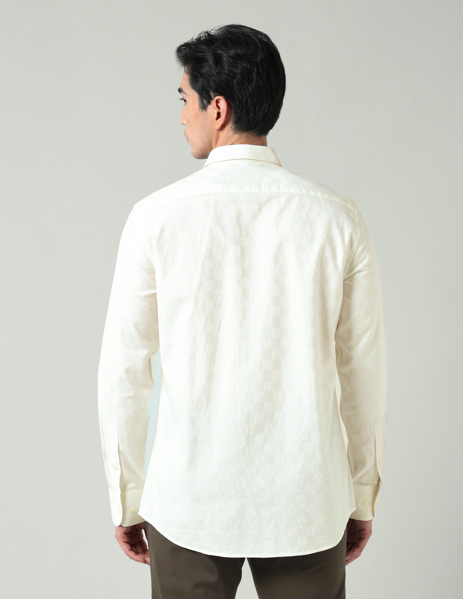 Geometric Dobby Regular Fit Shirt