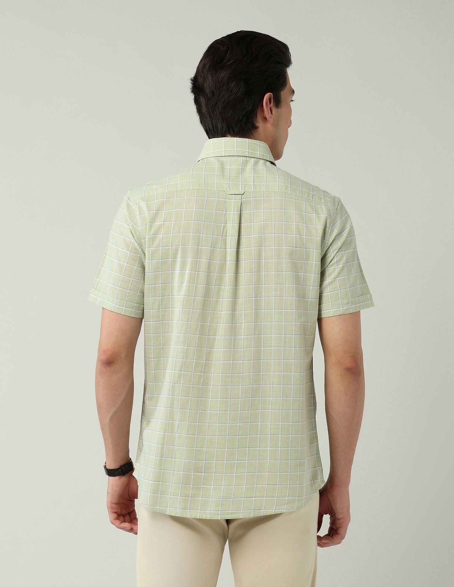 City Chronicles Modern Slim Fit Tartan Checked Shirt