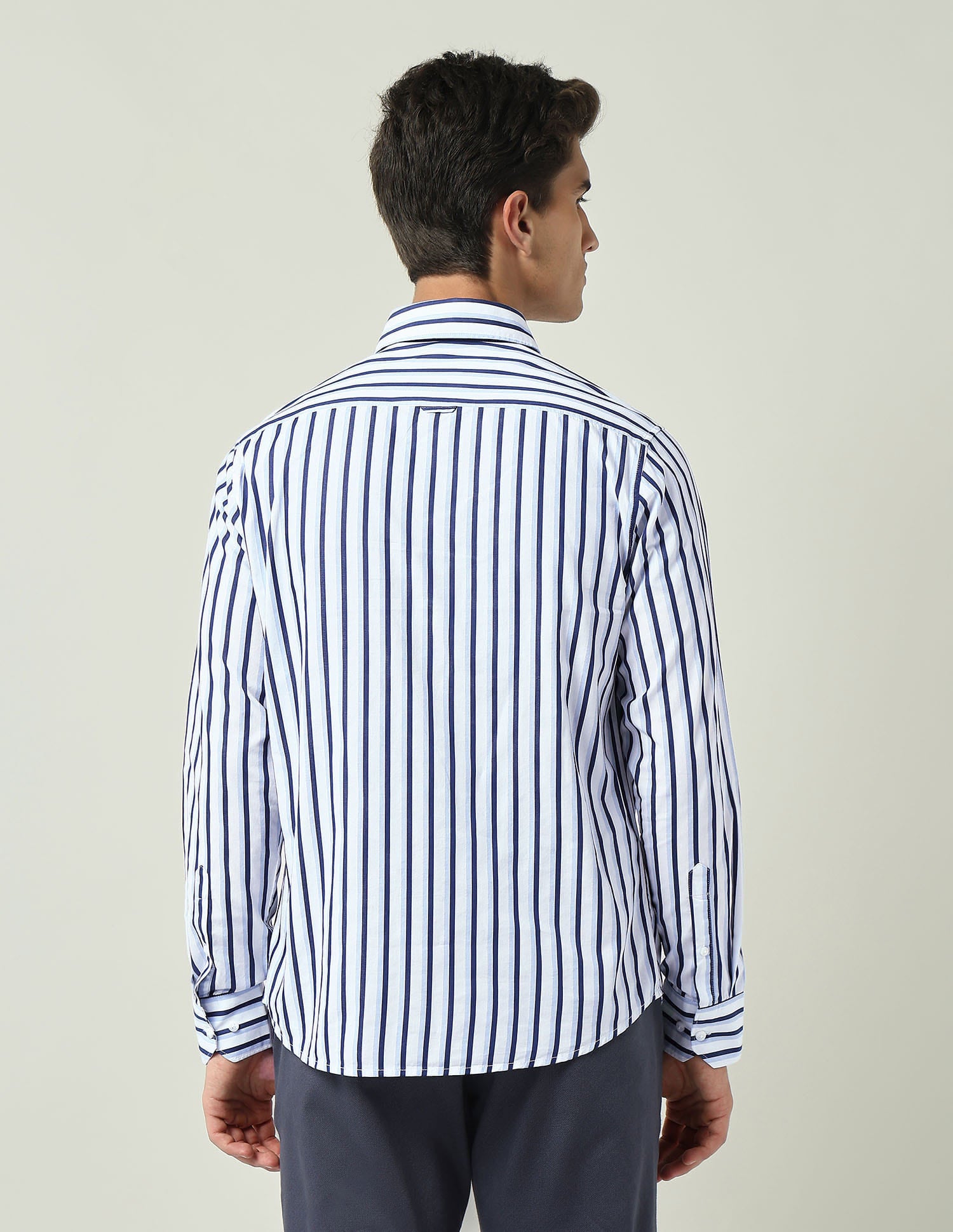 Office Staple Vertical Striped Comfort Fit Shirt