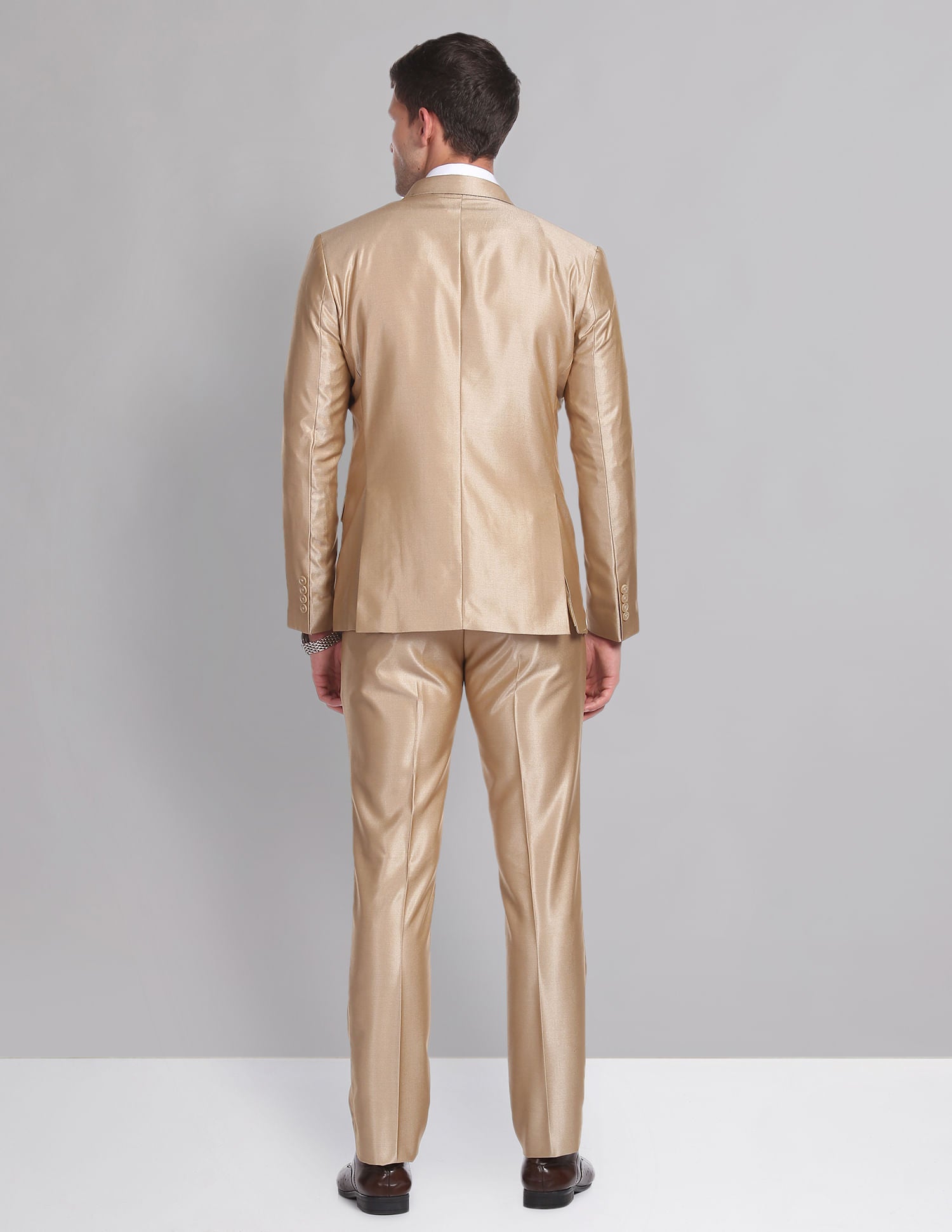 Single Breasted Oxford Two Piece Suit