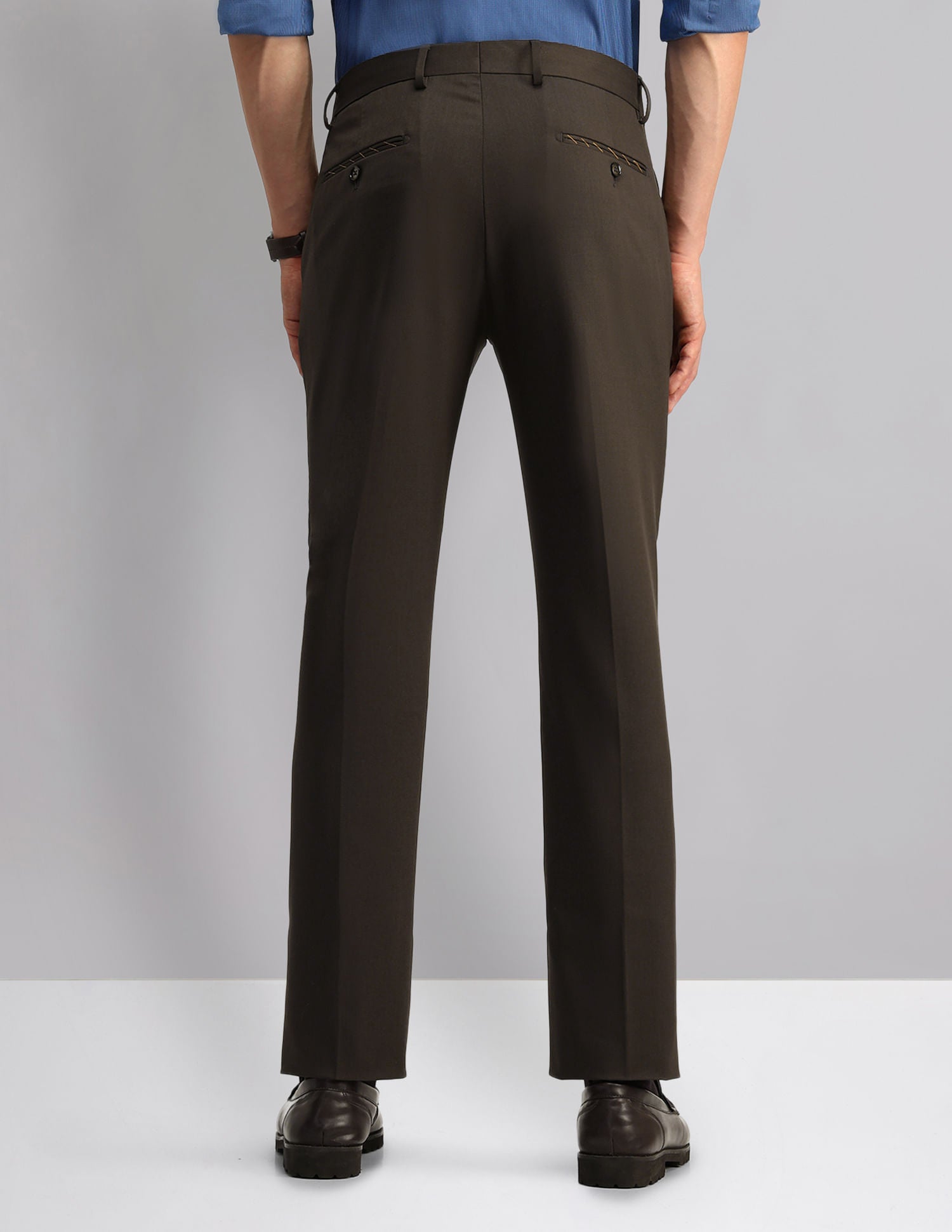 9 to 5 Essential Regular fit Twill Formal Trousers