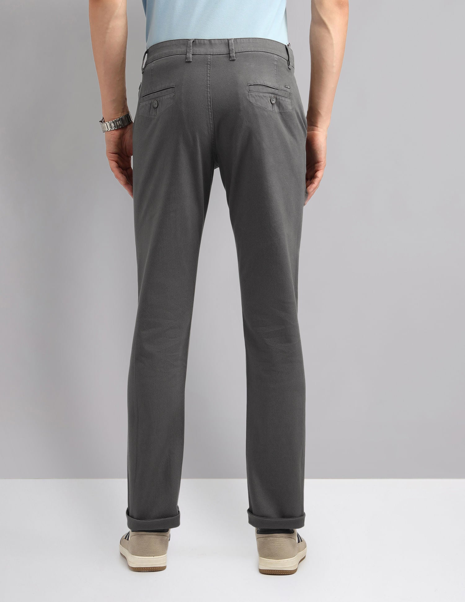 Wardrobe Essential Modern Slim Fit Solid Chinos