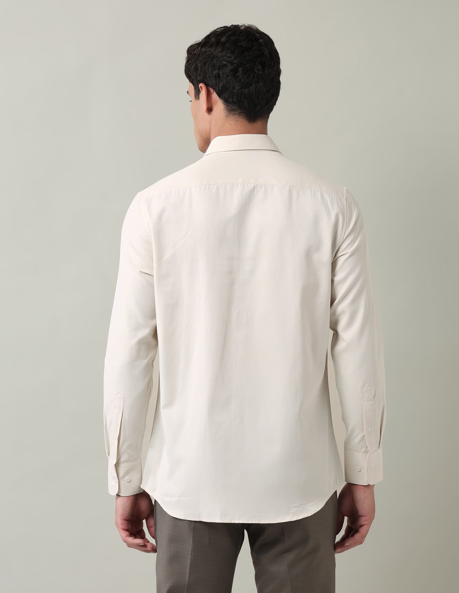 Solid Slim Fit Twill Shirt