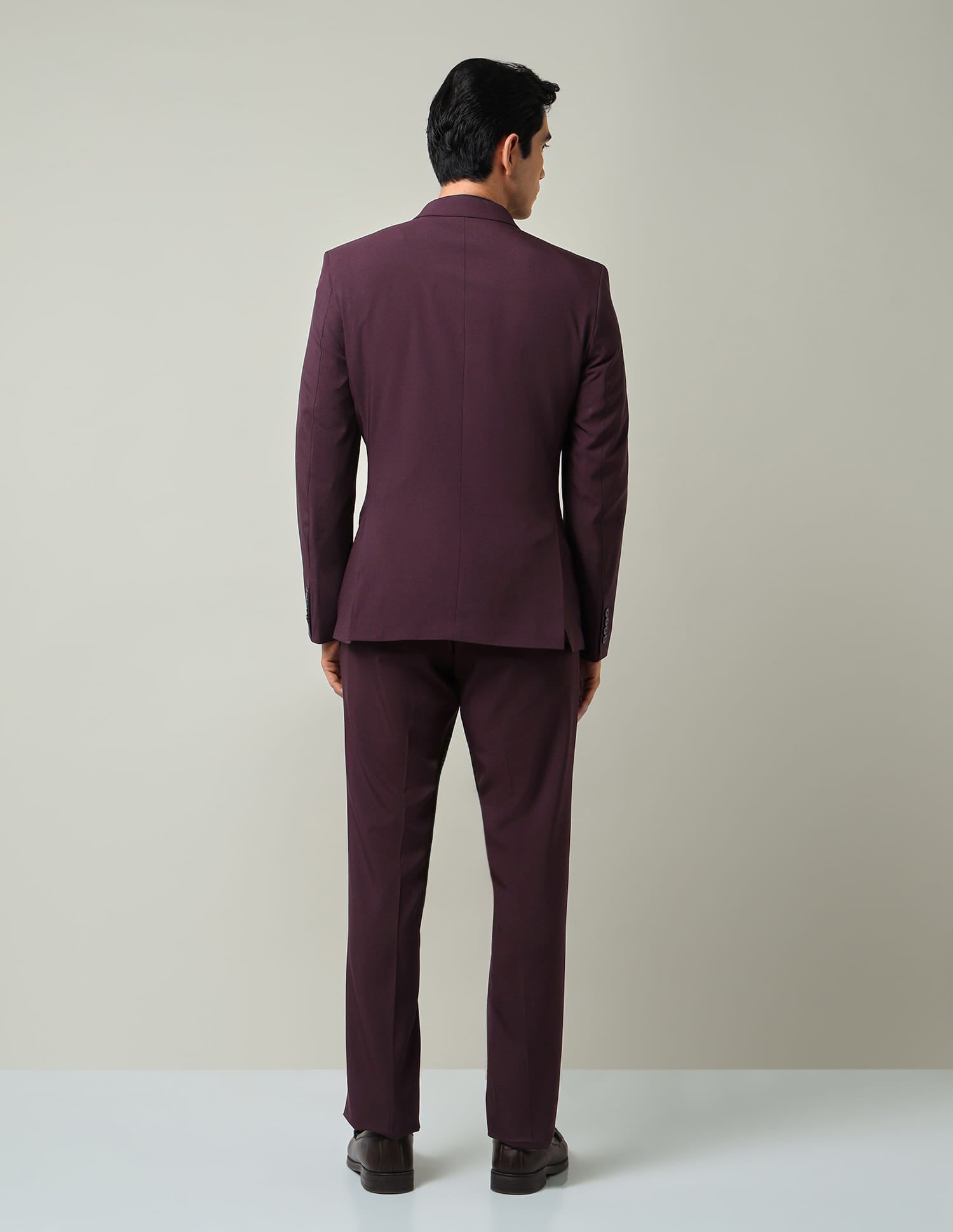 Wardrobe Staple Solid Regular Fit Suit