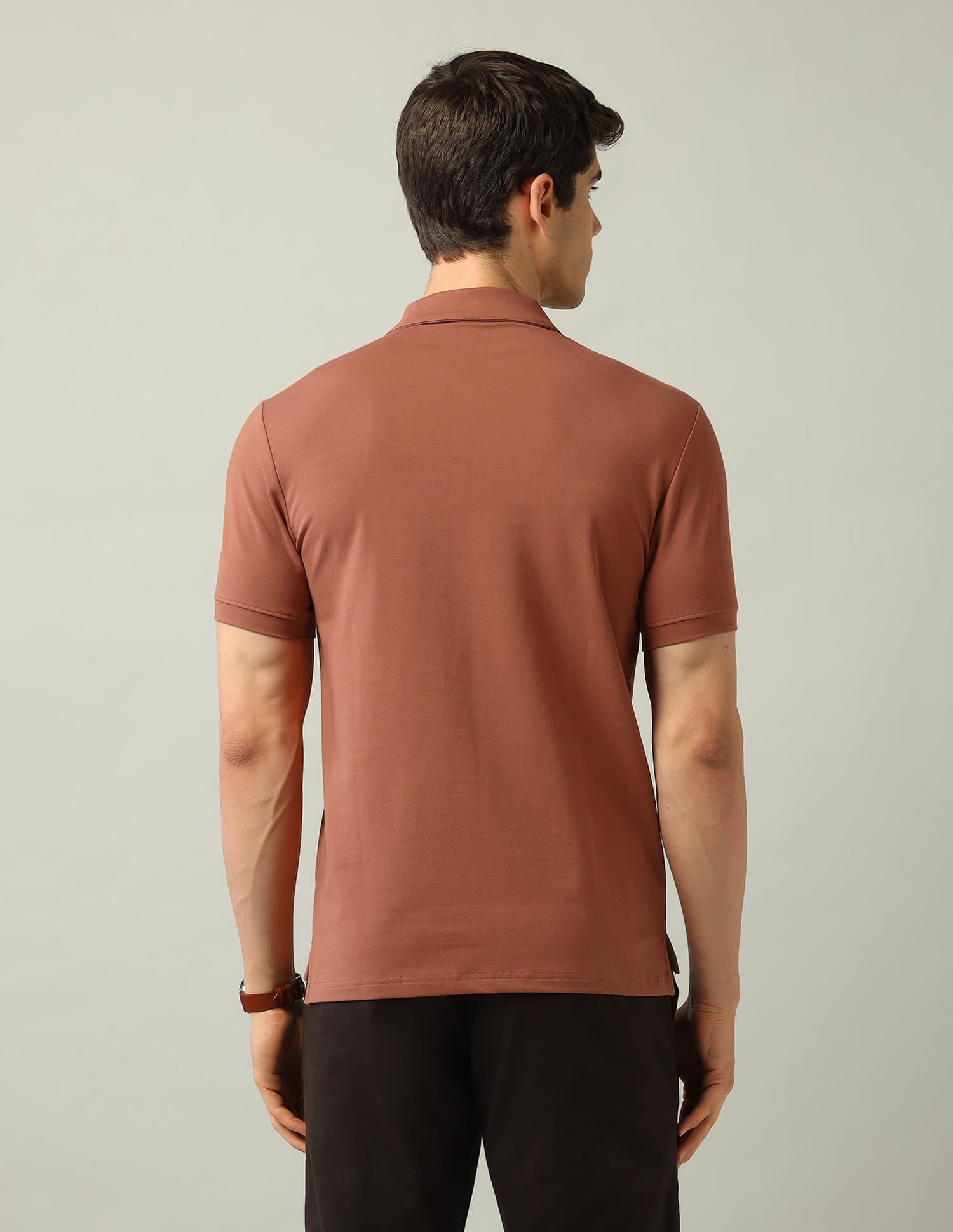 Solid Modern Slim Fit Polo Shirt