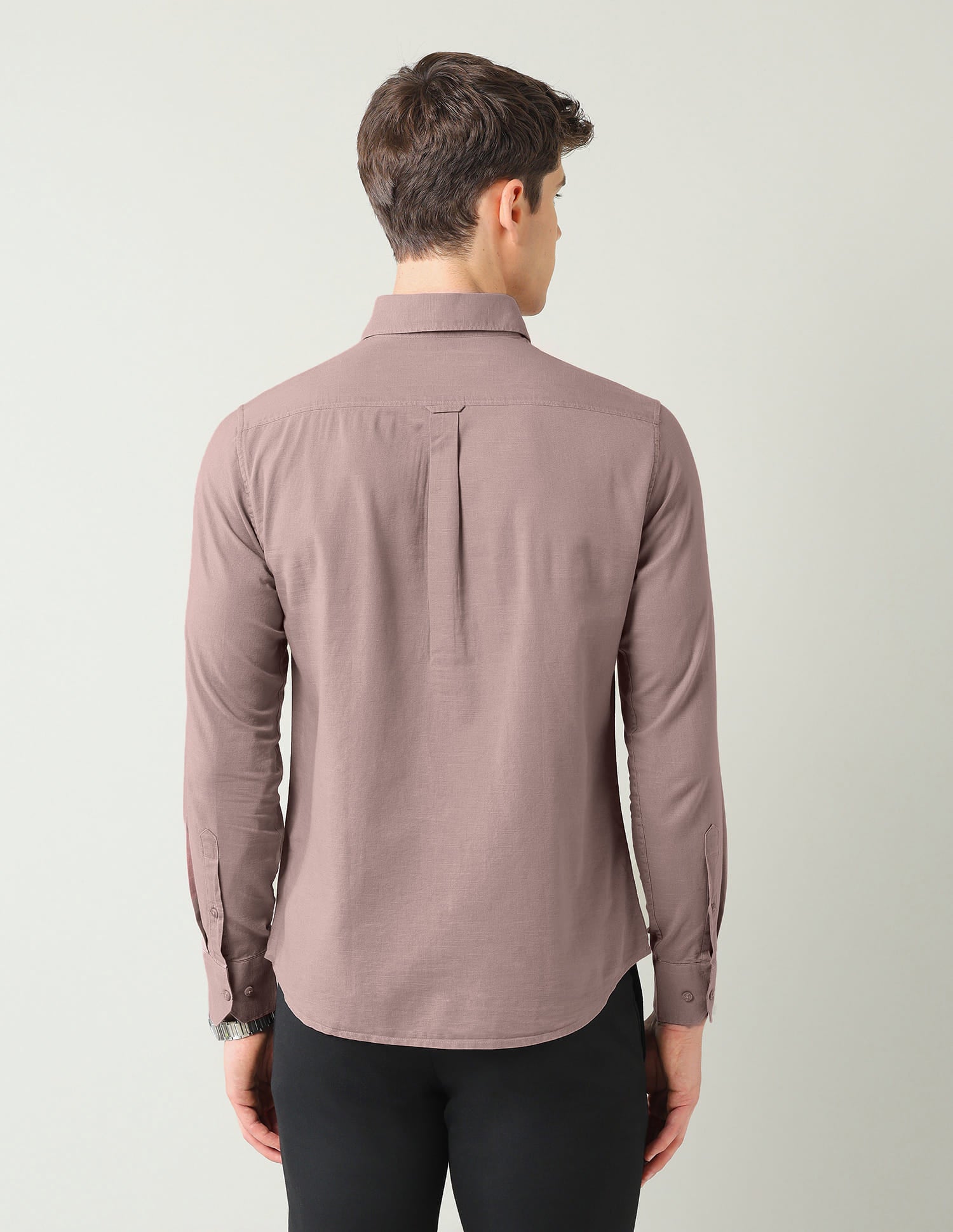 Solid Slim Fit Shirt