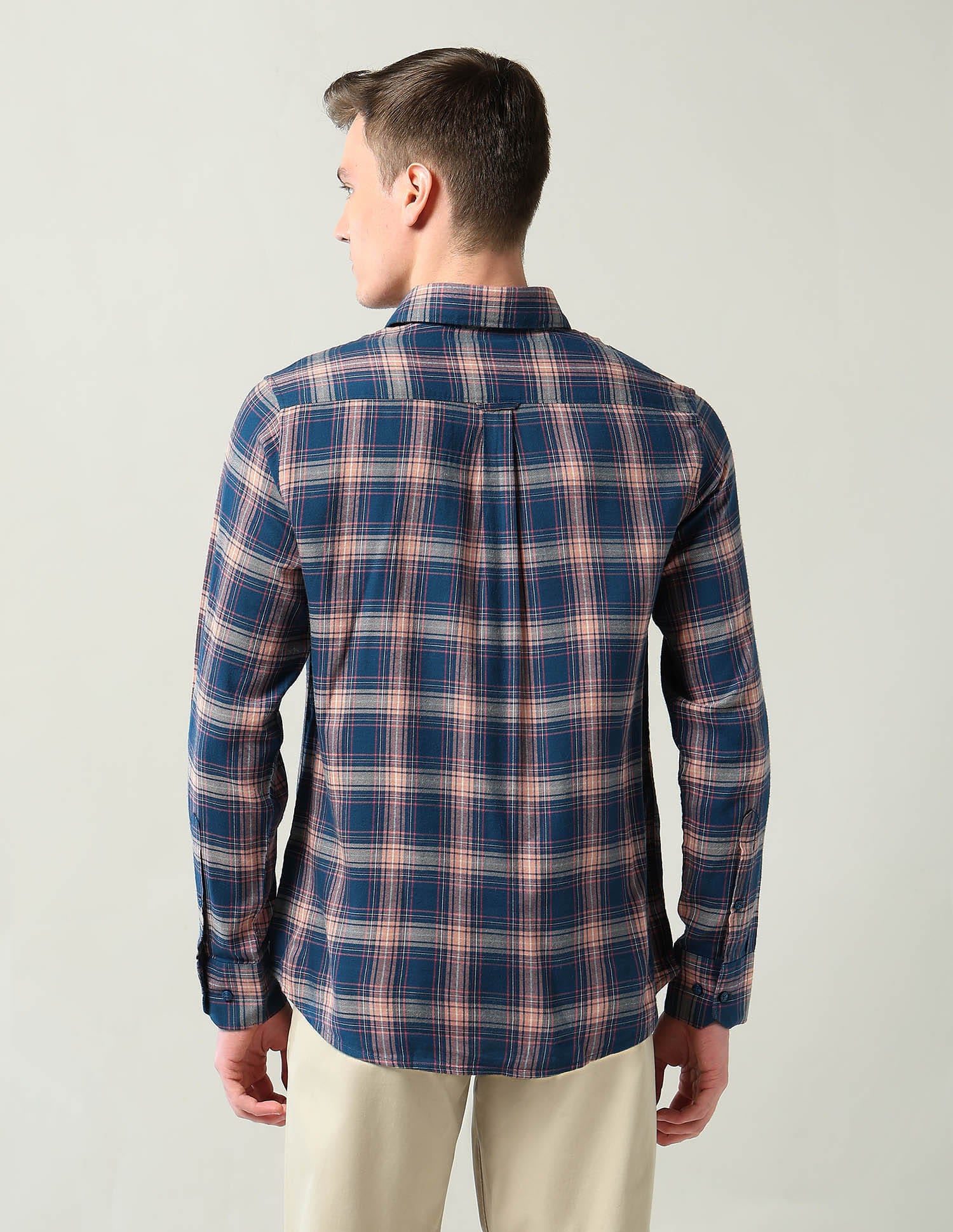 Modern Slim Fit Checked Shirt