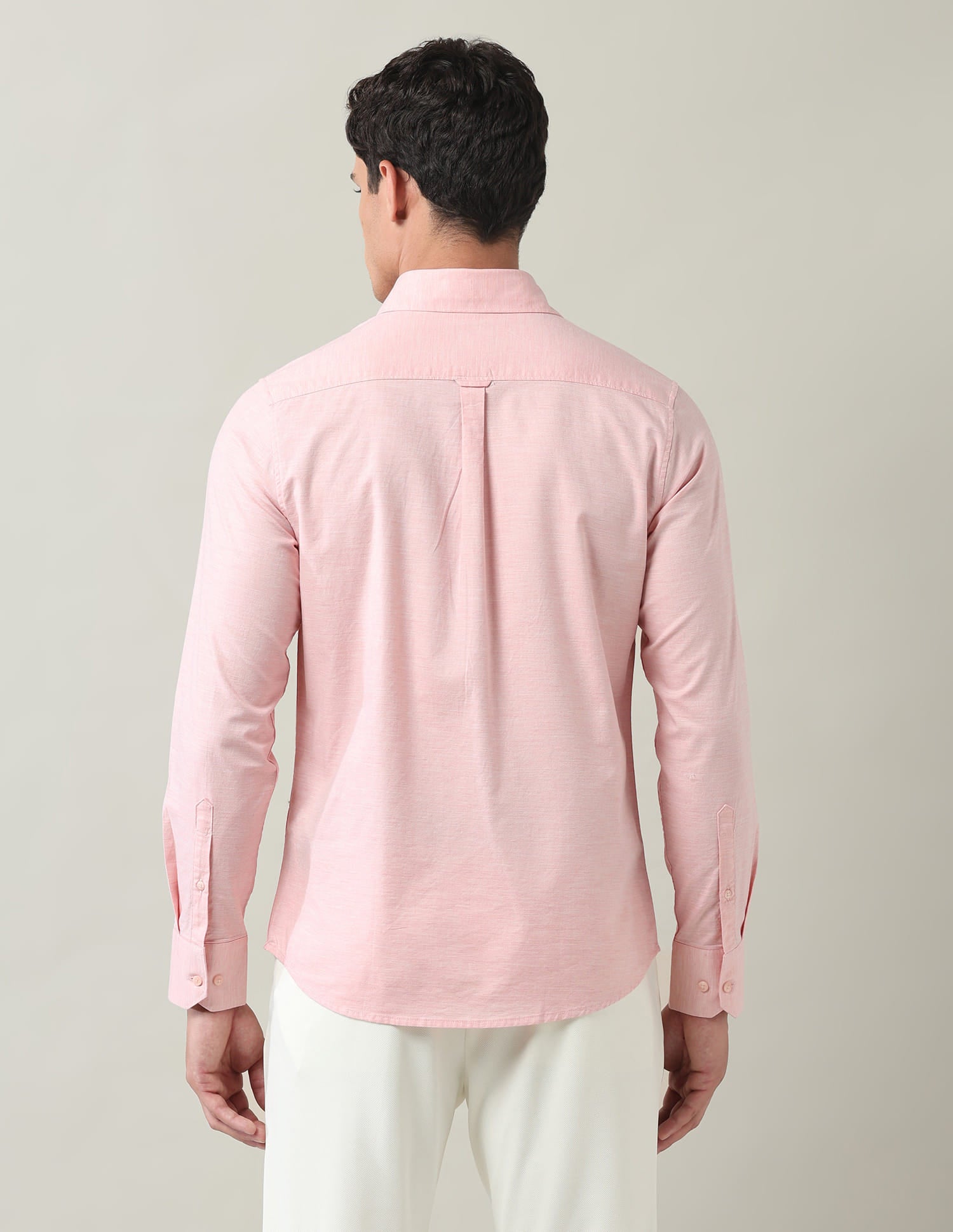 Solid Slim Fit Twill Shirt