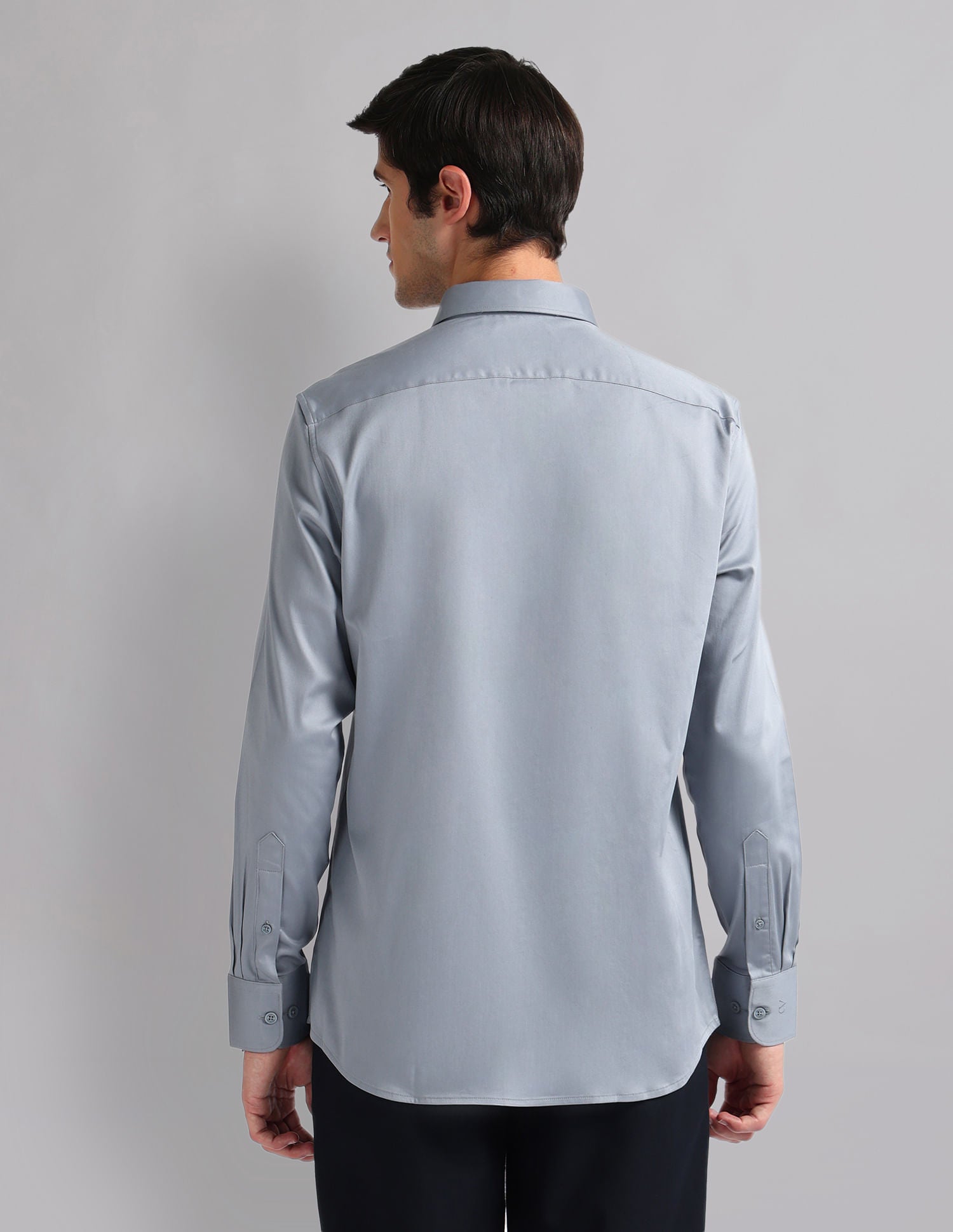 Smart & Regular Fit Sateen Shirt