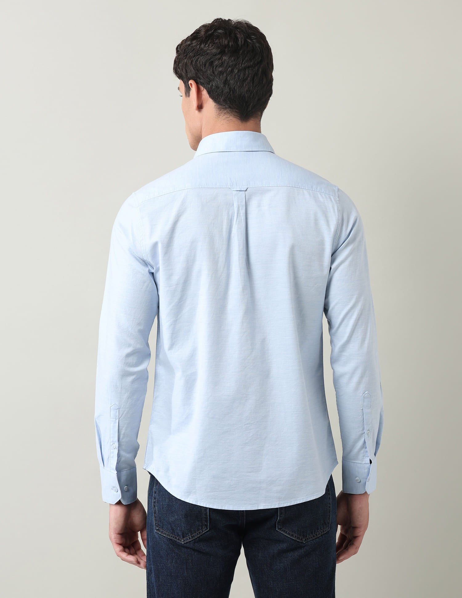 Solid Slim Fit Twill Shirt