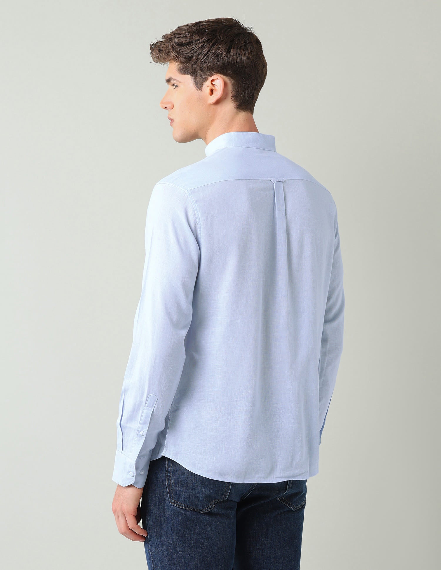 Solid Slim Fit Shirt 2